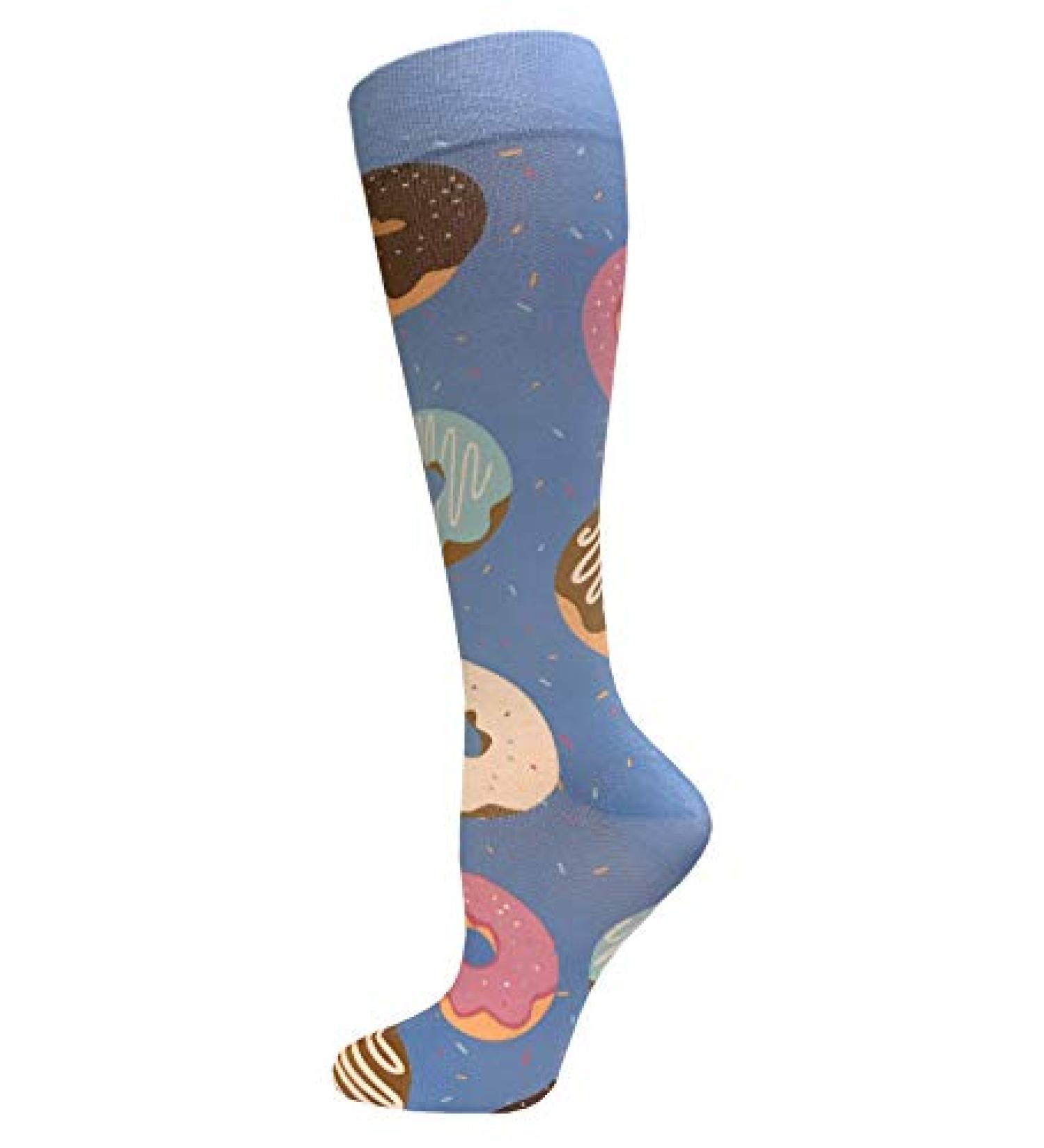 Prestige Medical 12" Soft Comfort Compression Socks Blue