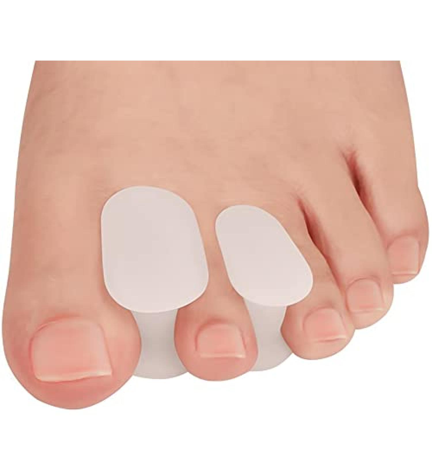Sumifun Silicone Toe Separator - 8 Pairs Gel Bunion Corrector Pads for Overlapping & Crooked Toes - Reusable Hammer Toe Spacer for Men & Women - Buy Online on GoSupps.com