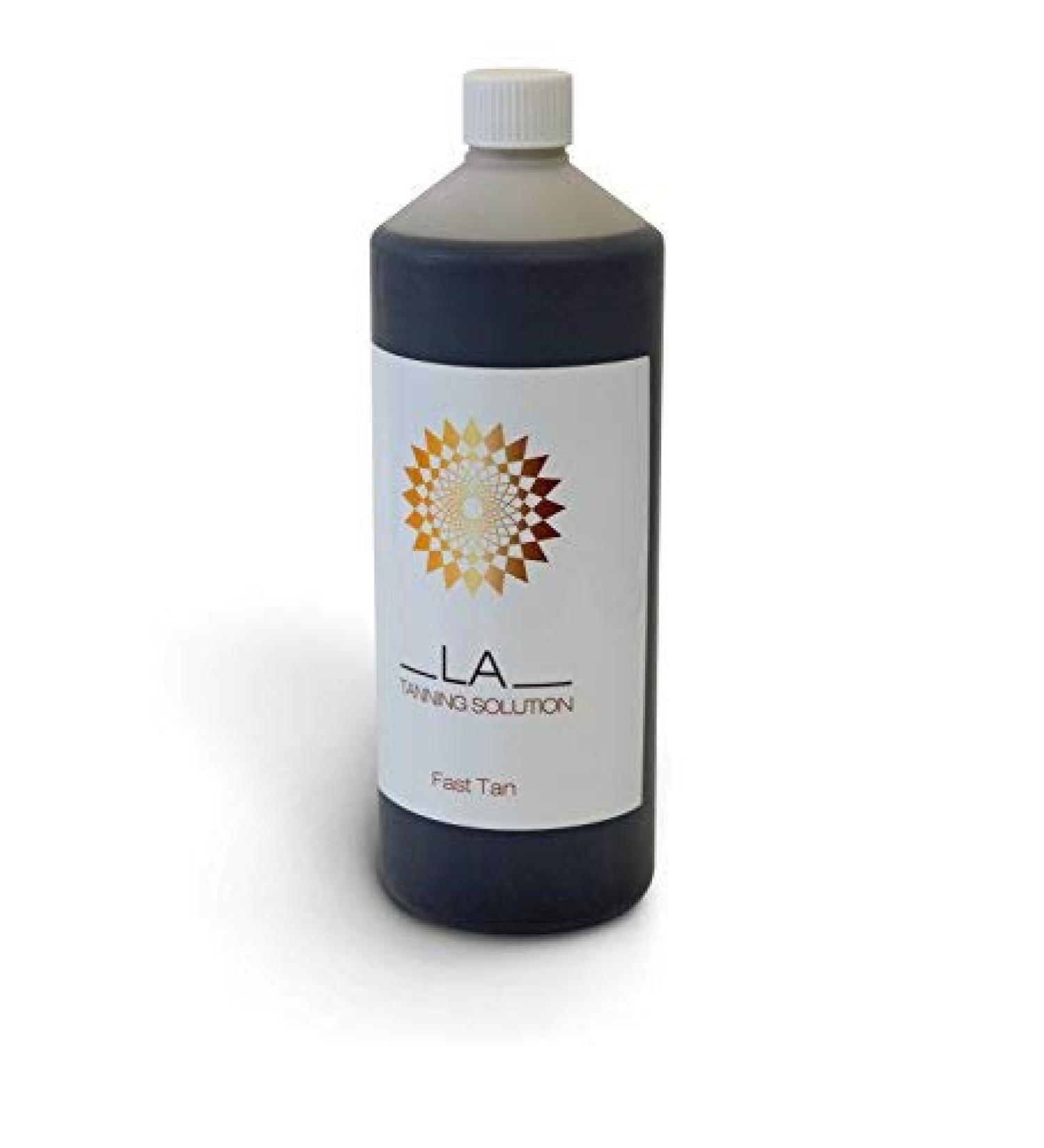 Spray Tanning Solution LA Fast Tan- 1 Litre (Wash Off After 2 Hours!) - Buy Online on GoSupps.com