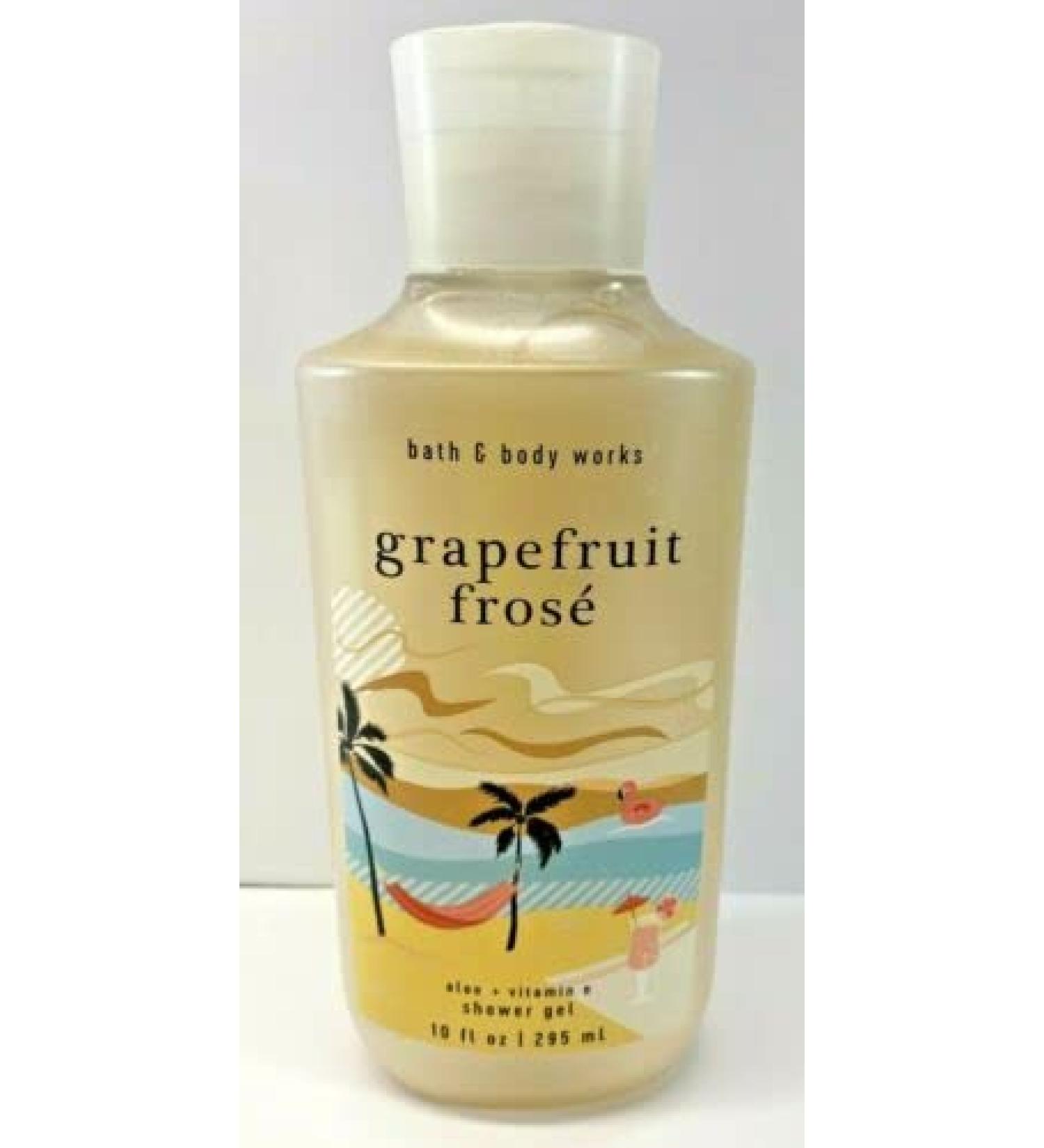 Grapefruit Rose Aloe + Vitamin E Shower Gel 10 Fl Oz/ 295 mL