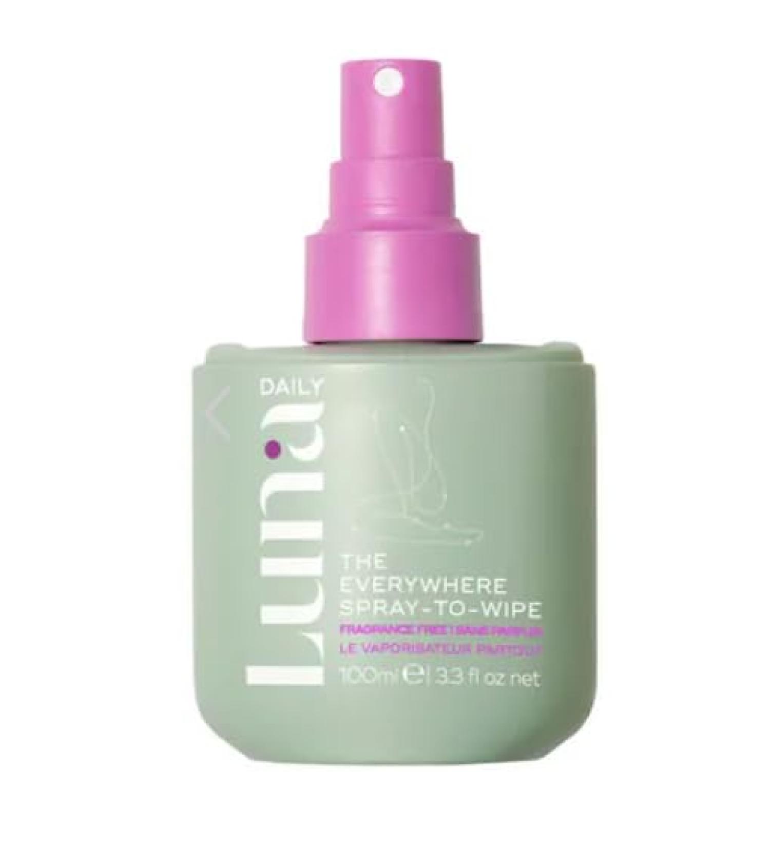 Everywhere Spray-to-Wipe 100ml - Fragrance-Free Natural Feminine Care pH Balancing Plant-Based Hypoallergenic Intimate Cleanser for Sensitive Skin - Vegan Daily Use - Buy Online on GoSupps.com