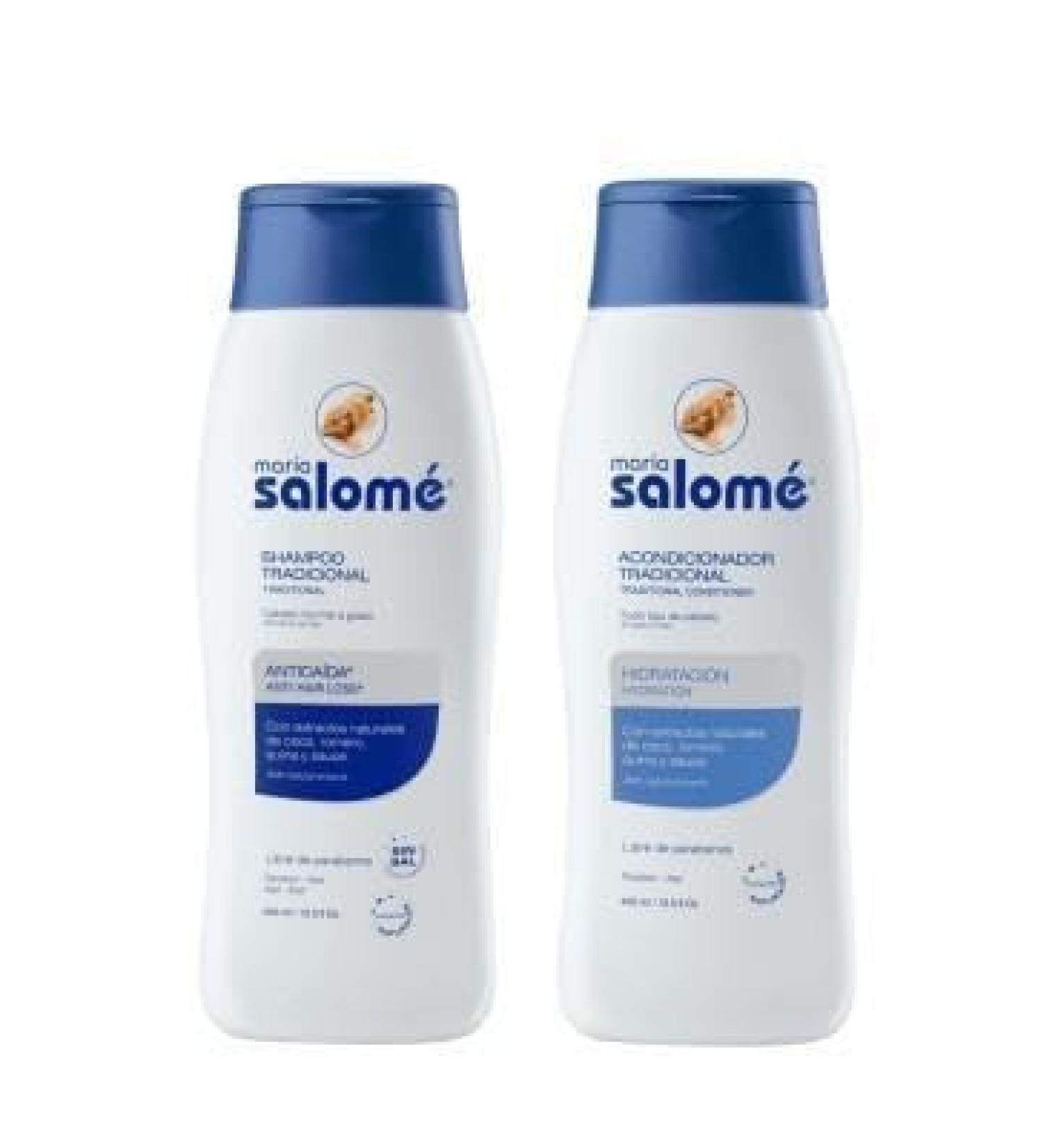 Maria Salome Hair Loss Prevention Kit - Shampoo & Conditioner 13.5 fl. oz - Effective International Shipping - Buy Online on GoSupps.com