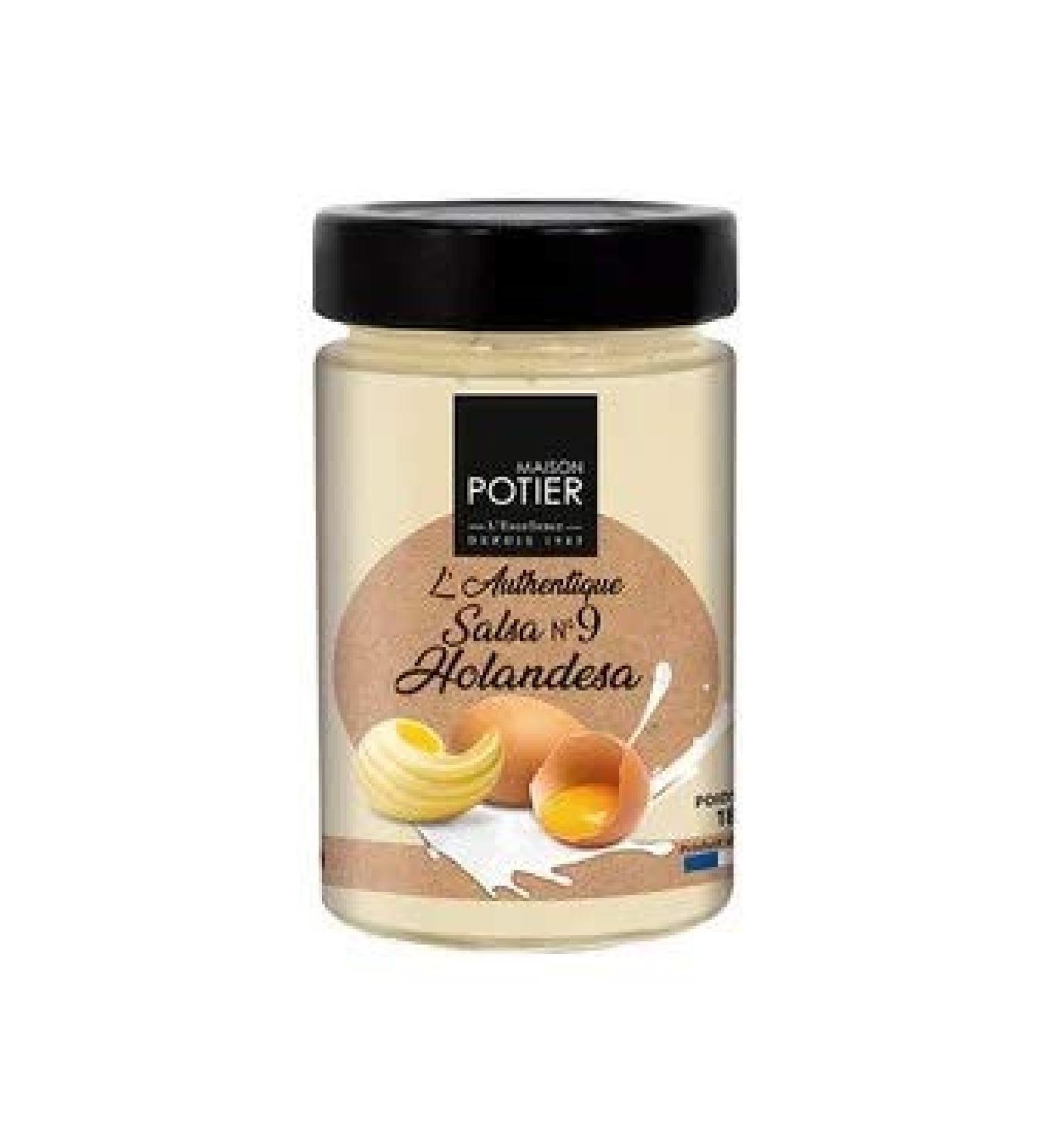 Maison POTIER Maison Potier - Dutch Sauce No. 9 (Butter and Concentrated Lemon Juice Sauce) - Ideal for Fish and Vegetables - 180 grams