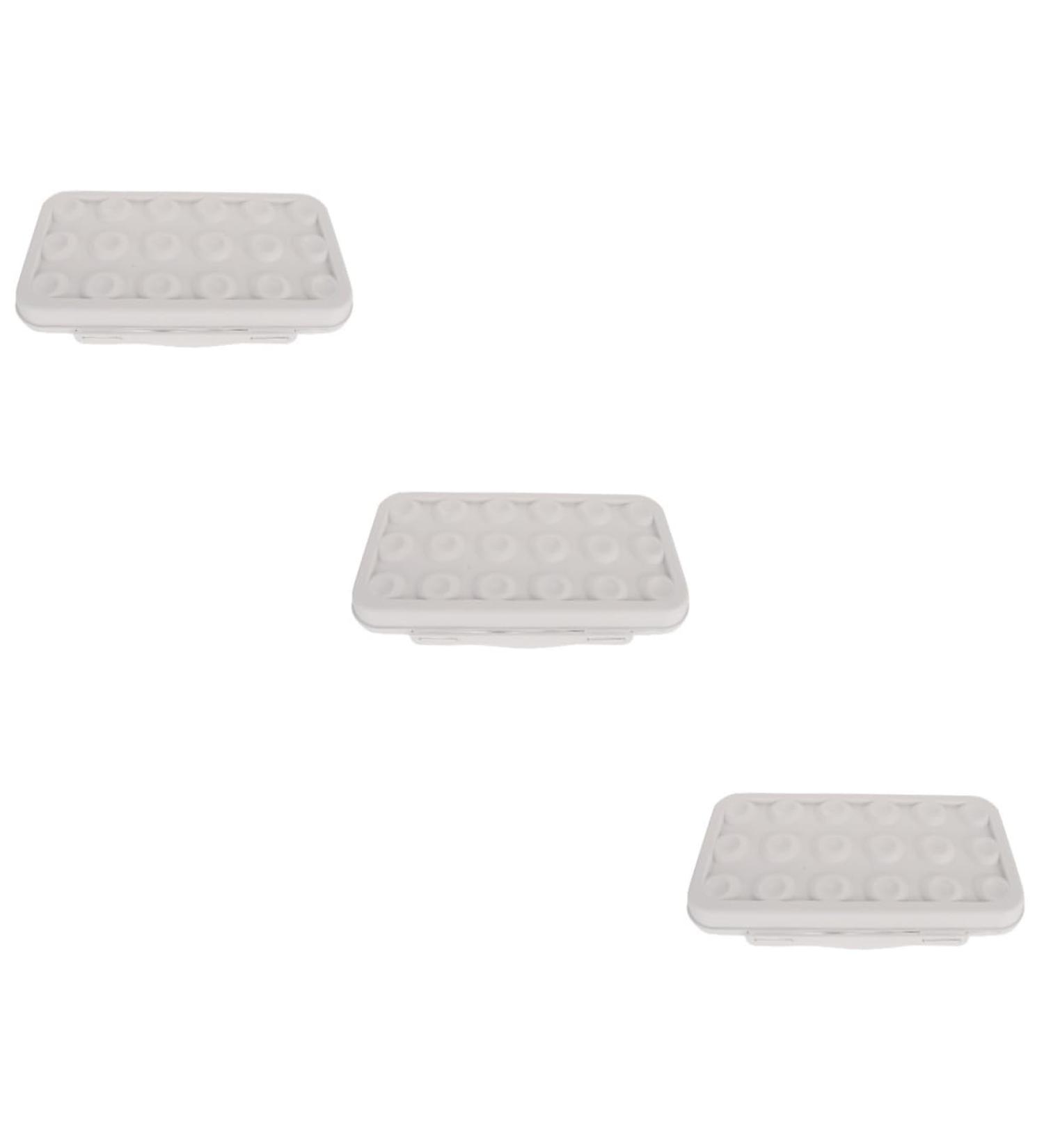 Alipis 3pcs Egg Storage Box Small Refrigerator for Room Display Egg Organizer Decorate Portable re-usable - Buy Online on GoSupps.com