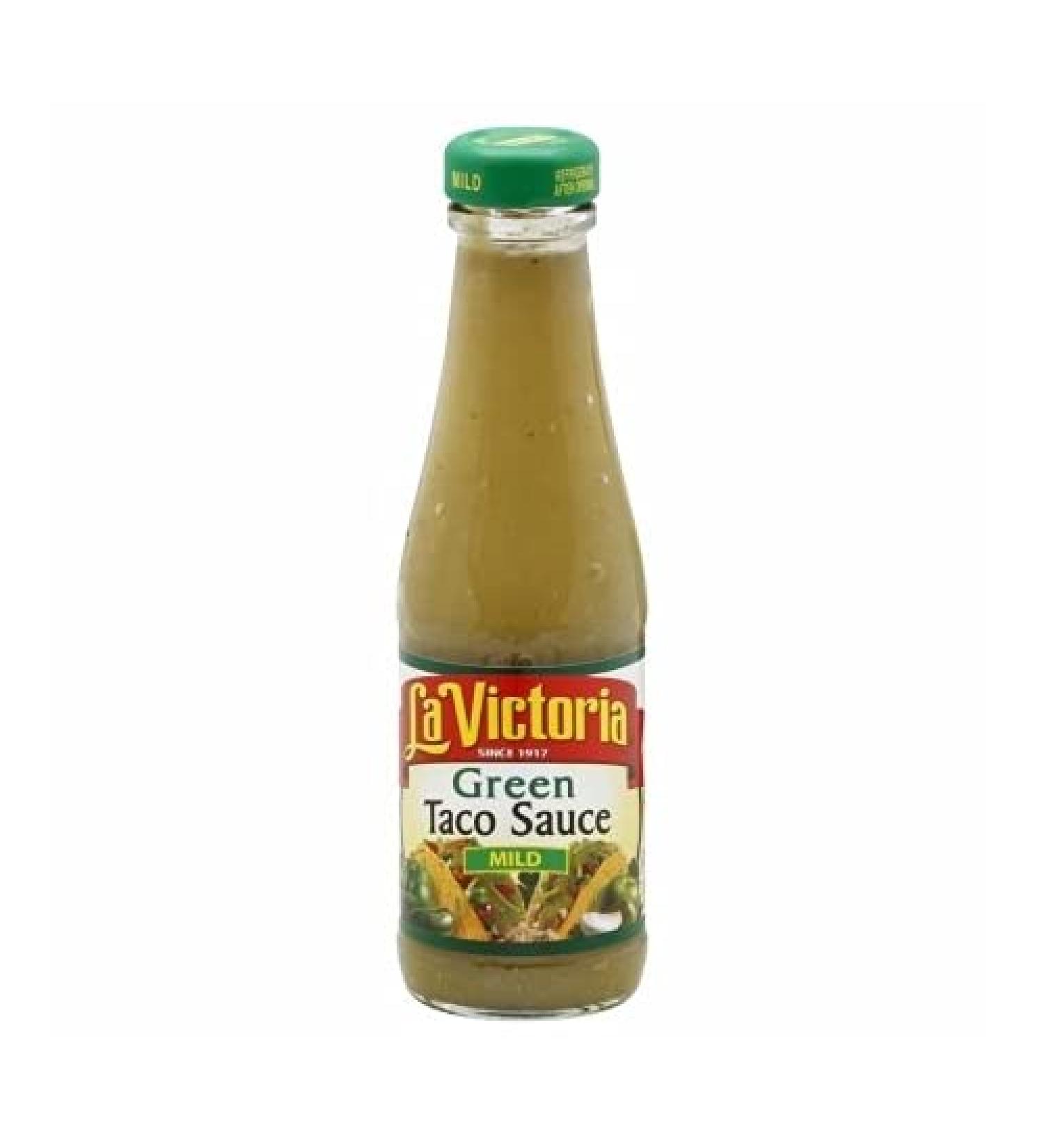 La Victoria Taco Sauce, Grn, Mild, 8-Ounce (Pack of 6)