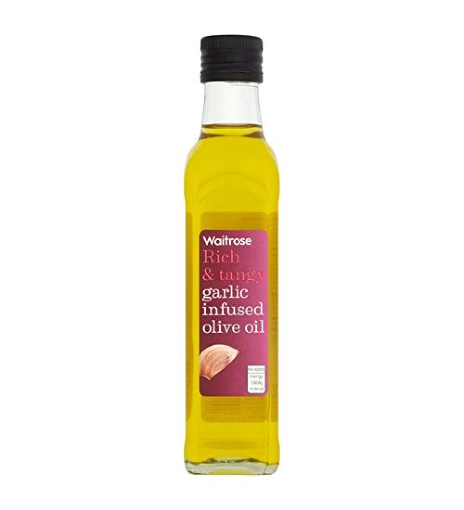 Waitrose Garlic Infused Olive Oil 250ml