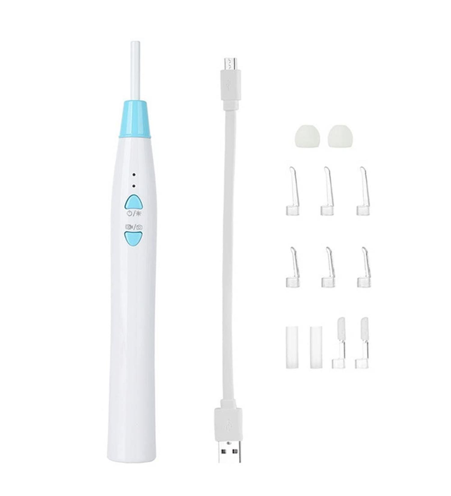 LUYILA Wireless Ear Wax Remover Otoscope - 3.9mm Visual Camera for Ear Cleaning - Luminous Ear Scoop for Adults, Kids & Pets - Buy Online on GoSupps.com