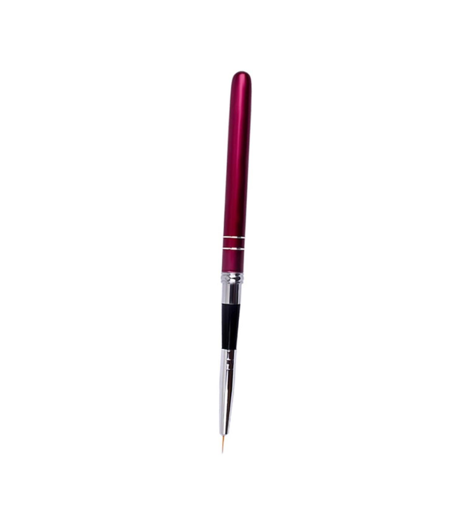 FOMIYES Set Fashion Design Shinning Red Color Le Cercle Rouge Stripers Nail Art Liner Brush Nail Art Liner Pen Multifunction The Brush Light Pen Eyeliner Brush medium Red - Buy Online on GoSupps.com