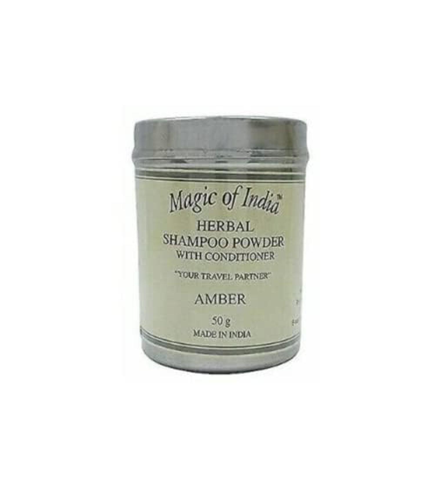 RSGM Magic Of India Herbal Amber Shampoo Powder With Conditioner - 50g - Buy Online on GoSupps.com
