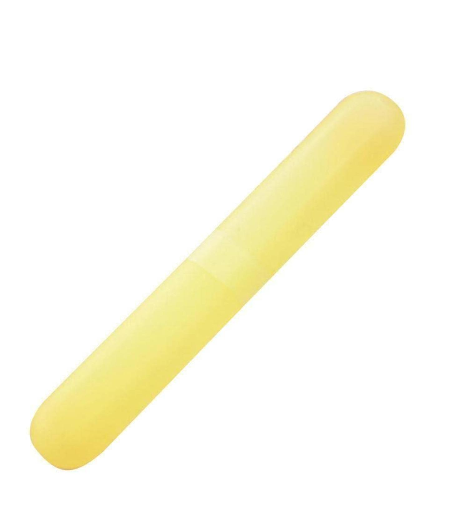 Portable Travel Toothbrush Box - Compact Toothbrush & Toothpaste Holder | Yellow | K2H6 - Buy Online on GoSupps.com