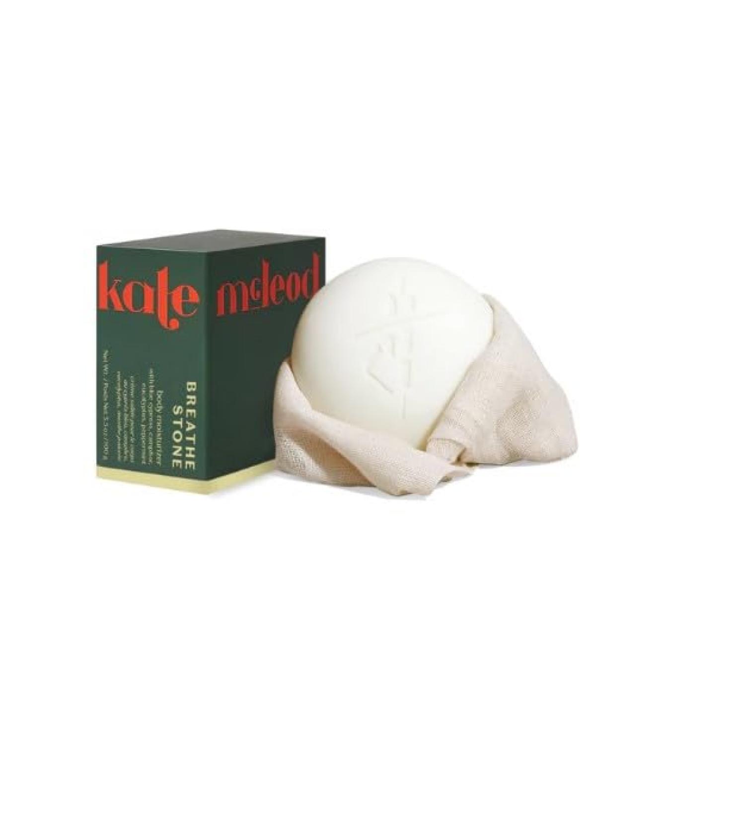 Kate McLeod Breathe Stone Solid Body Moisturizer - Luxurious Hydration for All Skin Types | International Shipping Available - Buy Online on GoSupps.com