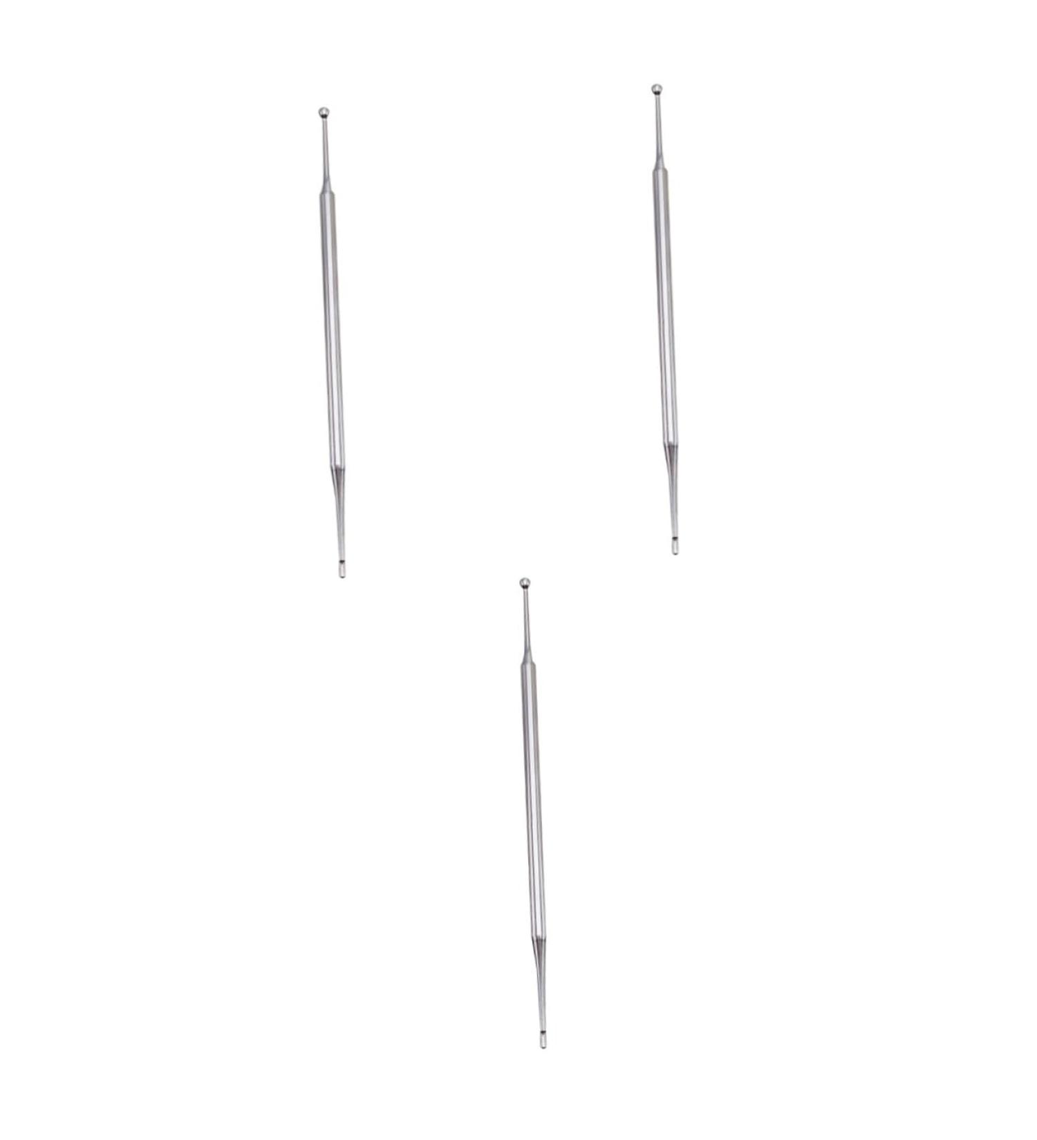 Healvian 3-in-1 Ear Cleaner & Hand Massage Device - Facial & Body Reflex Zone Tools Acupuncture Point Stickers Rustproof Steel - 3 Pack - Buy Online on GoSupps.com