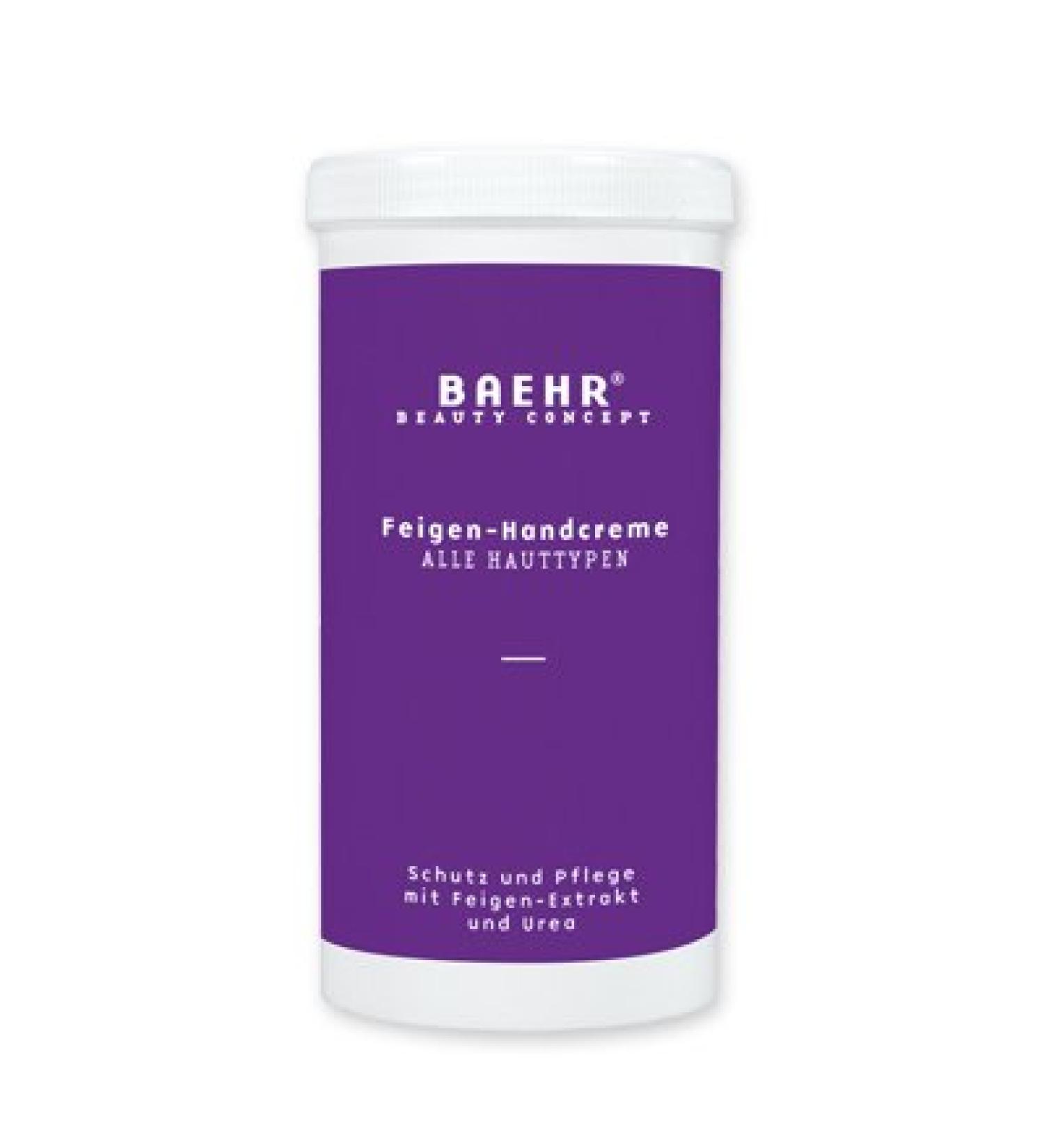 Baehr hand cream with fig extract and urea protection and care 450ml with dispenser