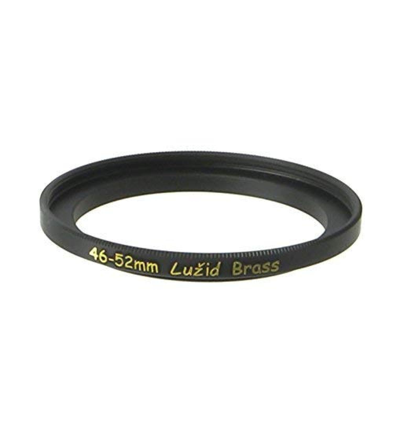 LUID X2 Brass 46mm to 52mm Step Up Filter Ring Adapter 46 52 Luzid