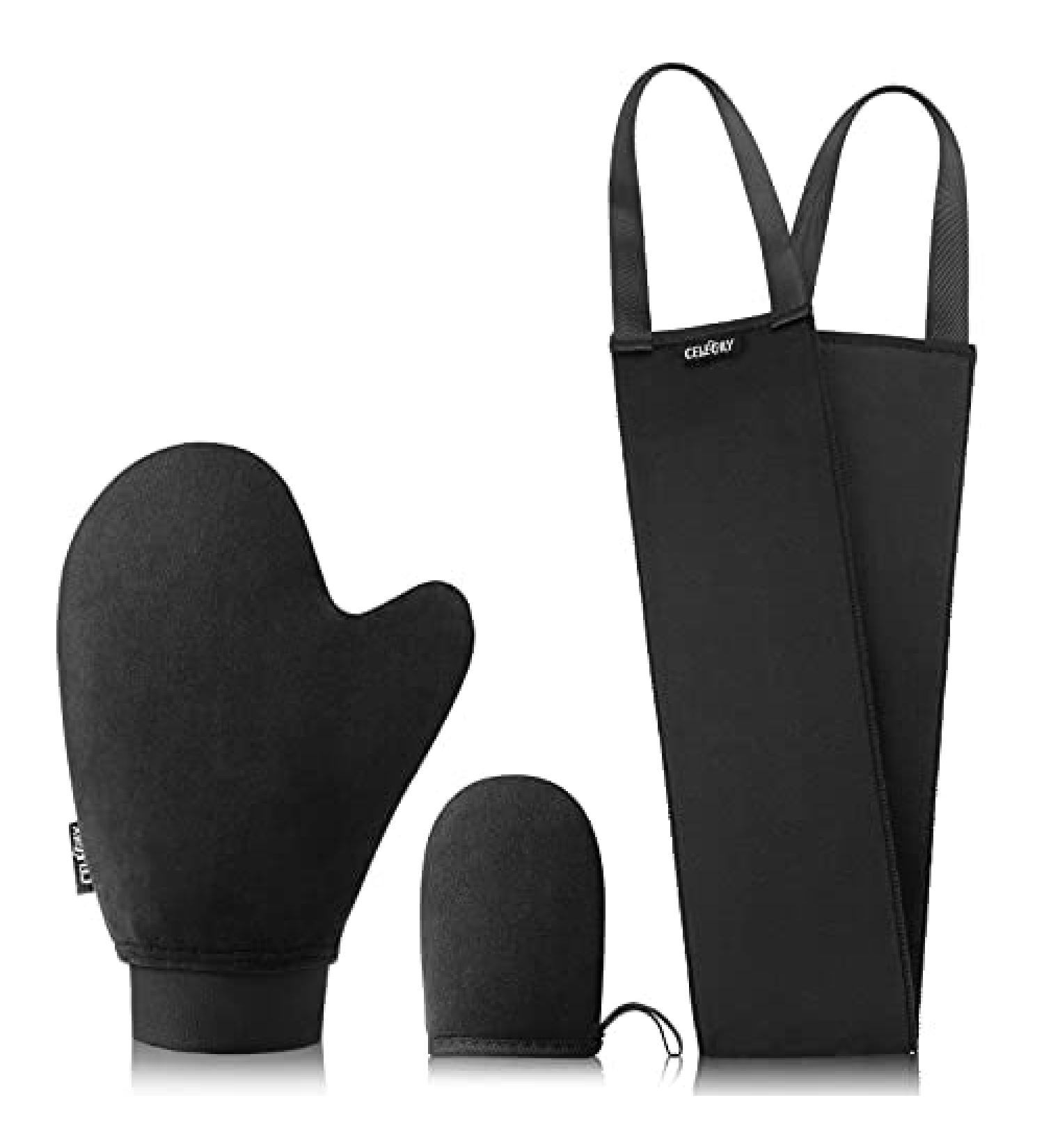 Celecily Fake Tan Mitt Applicator | Self-Tanned Mitt for Flawless Application | Patented Velvet Tanning Solution | Buy Internationally - Buy Online on GoSupps.com