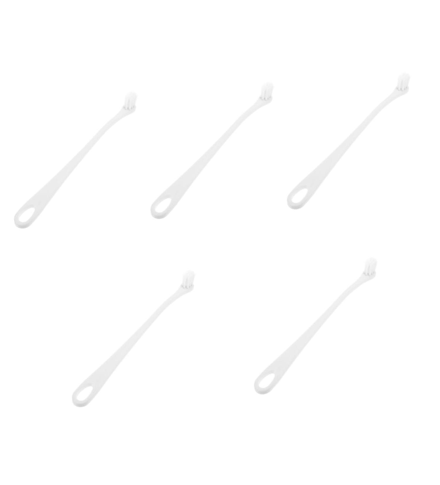 Happyyami 5pcs Pet Toothbrush Oral Cleaning Toothbrush Dog Toothbrushes Pet Supplies Toothpaste Small 1 count (Pack of 1) Whitex5pcs - Buy Online on GoSupps.com