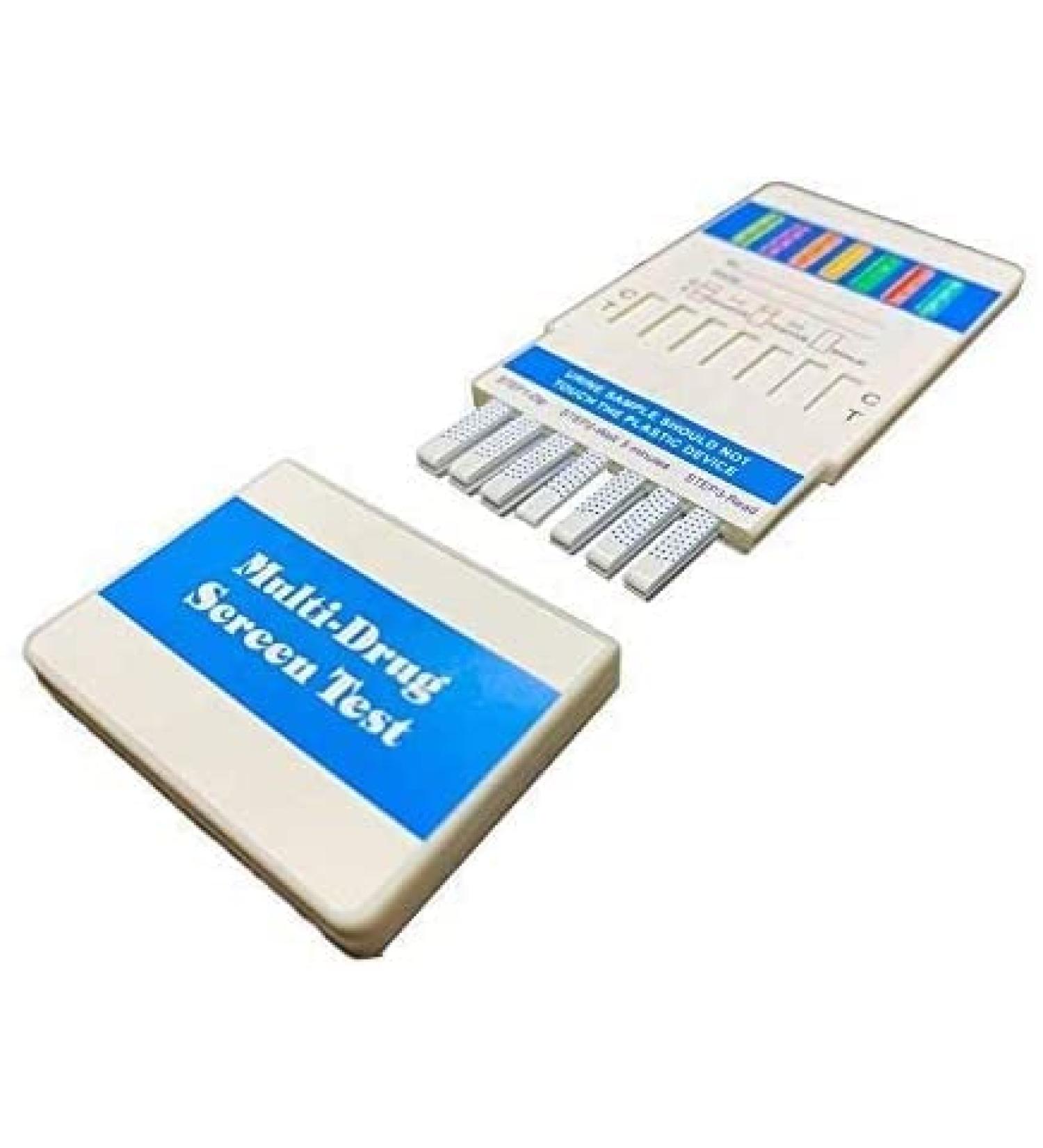 10 Panel Urine Test Dip Card - Rapid One-Step Detection Kit, Results in Minutes! (Single Pack) - Buy Online on GoSupps.com