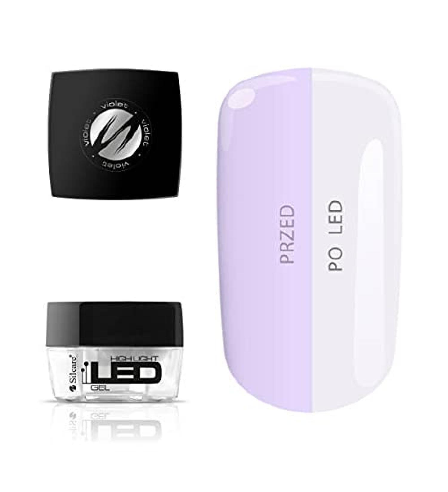 Silcare High Light LED Violet Gel Builder 4g | Premium UV Nail Gel | Fast Shipping Worldwide - Buy Online on GoSupps.com