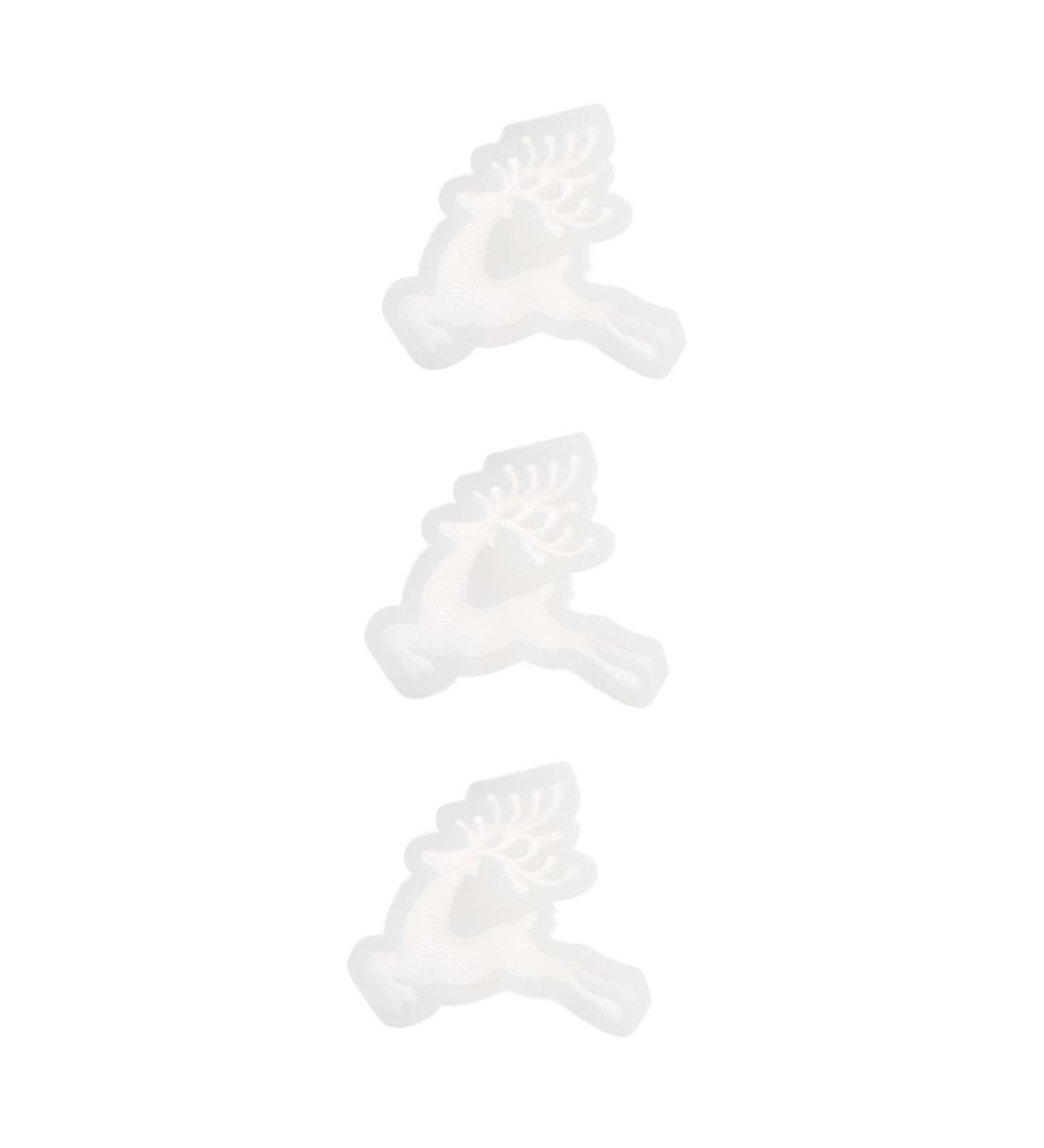 Ciieeo 3 Pcs Christmas Stencils Silicone Molds Candy Mold Xmas Silicone Mold for DIY Cake Mold Chocolate - Buy Online on GoSupps.com