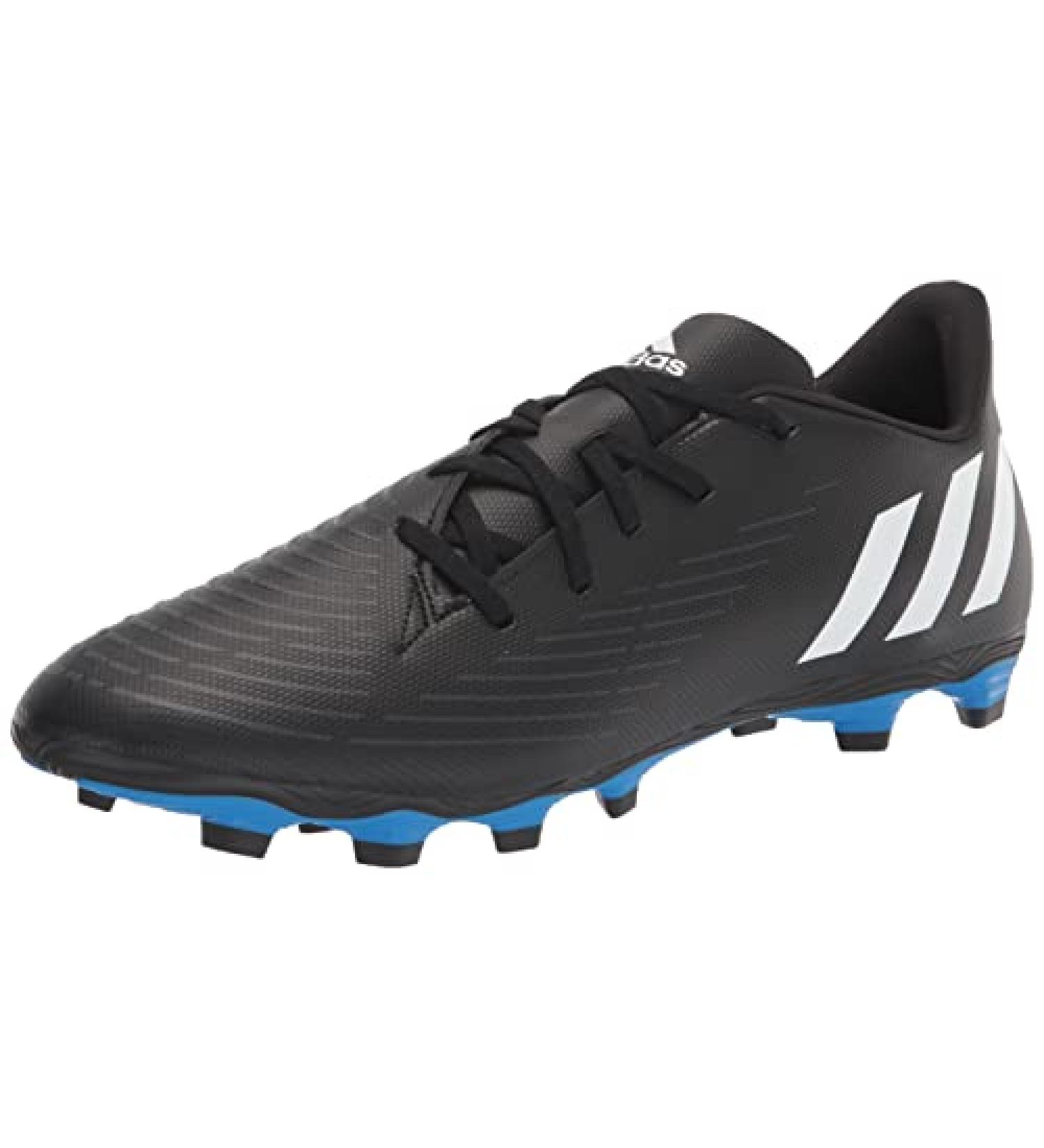 adidas Unisex Edge.4 FG Soccer Shoe 10.5 Black/White/Vivid Red - Buy Online on GoSupps.com