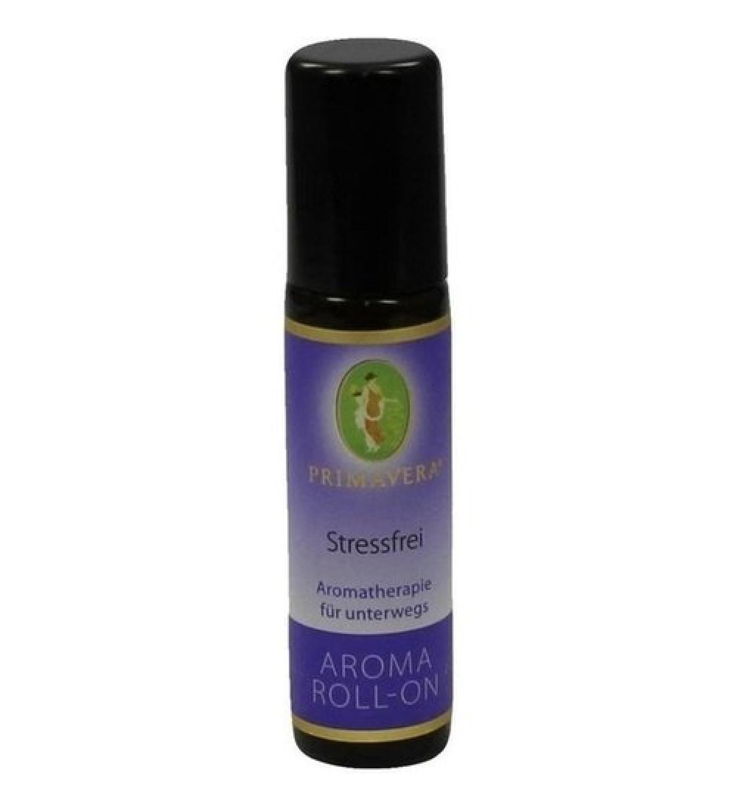 PRIMAVERA Fragrance Roll-On Stress-free organic 10 ml - Lavender - Aroma oil fragrance oil aromatherapy for on the go - calming - vegan