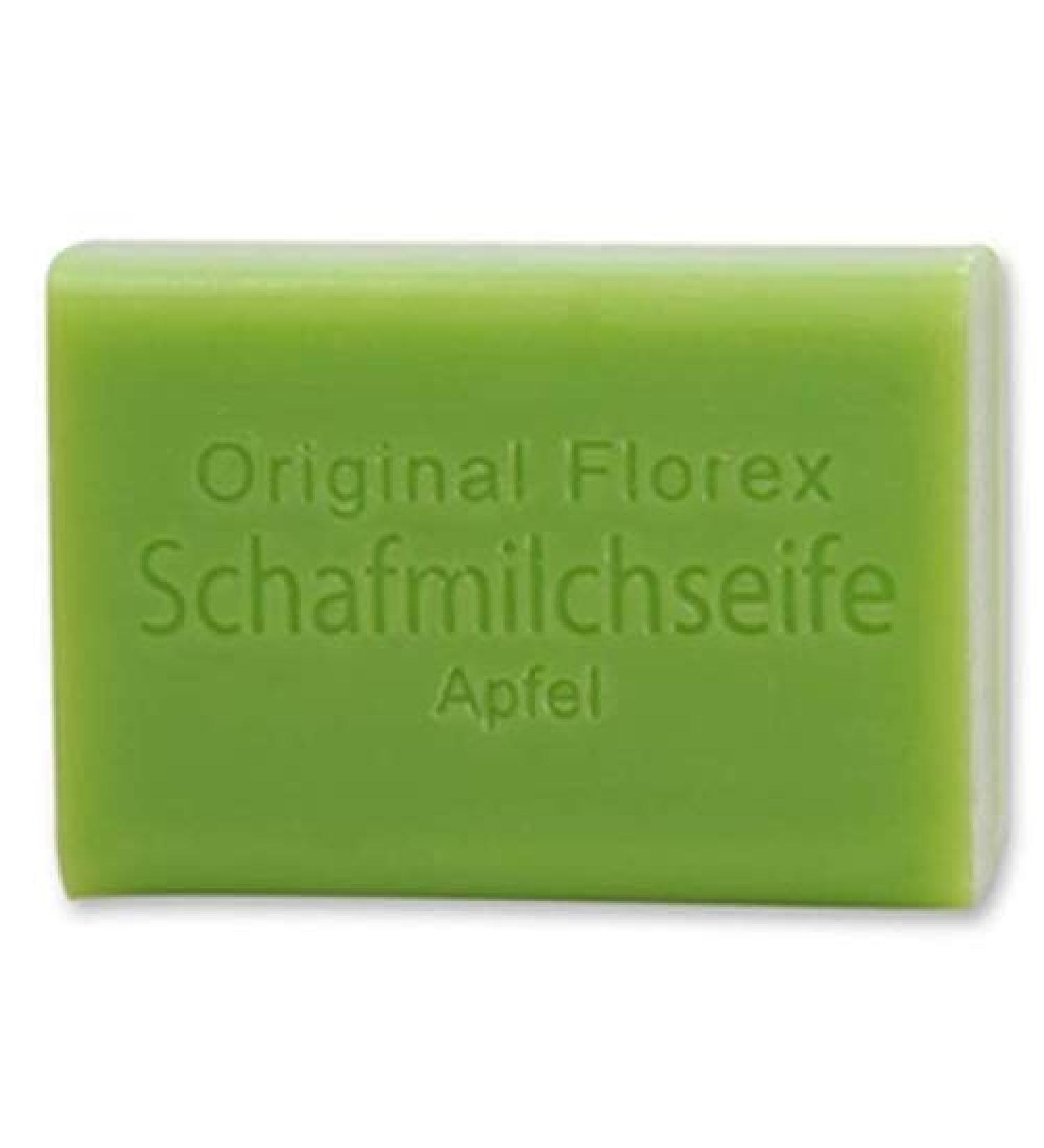 Florex Sheep Milk Soap green apple fruity fresh scent after juicy apple trees 100 g