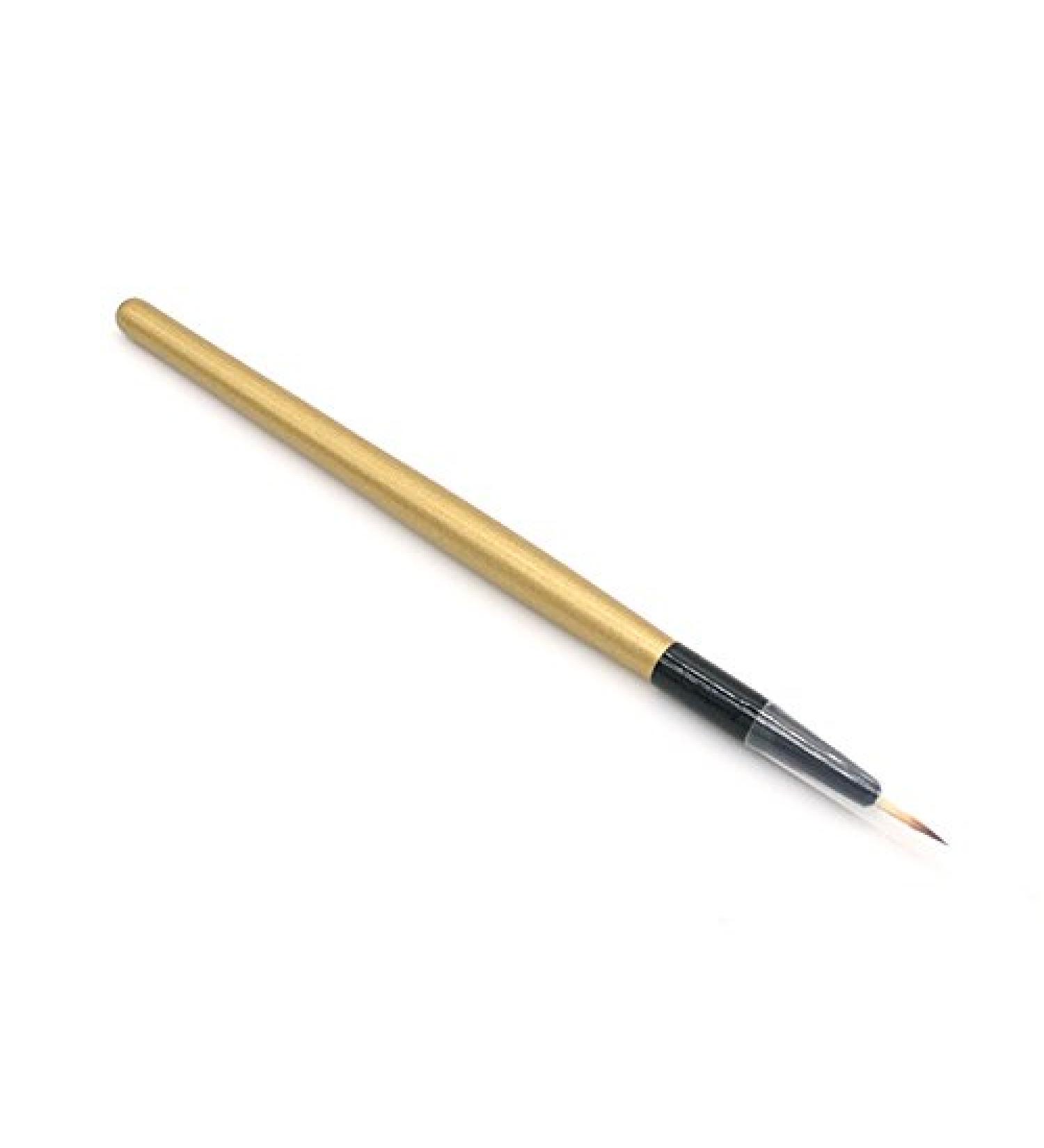 Fpoqbod Eyeliner Brush Makeup Brush Eyeliner Cosmetic Makeup Tool (Gold)