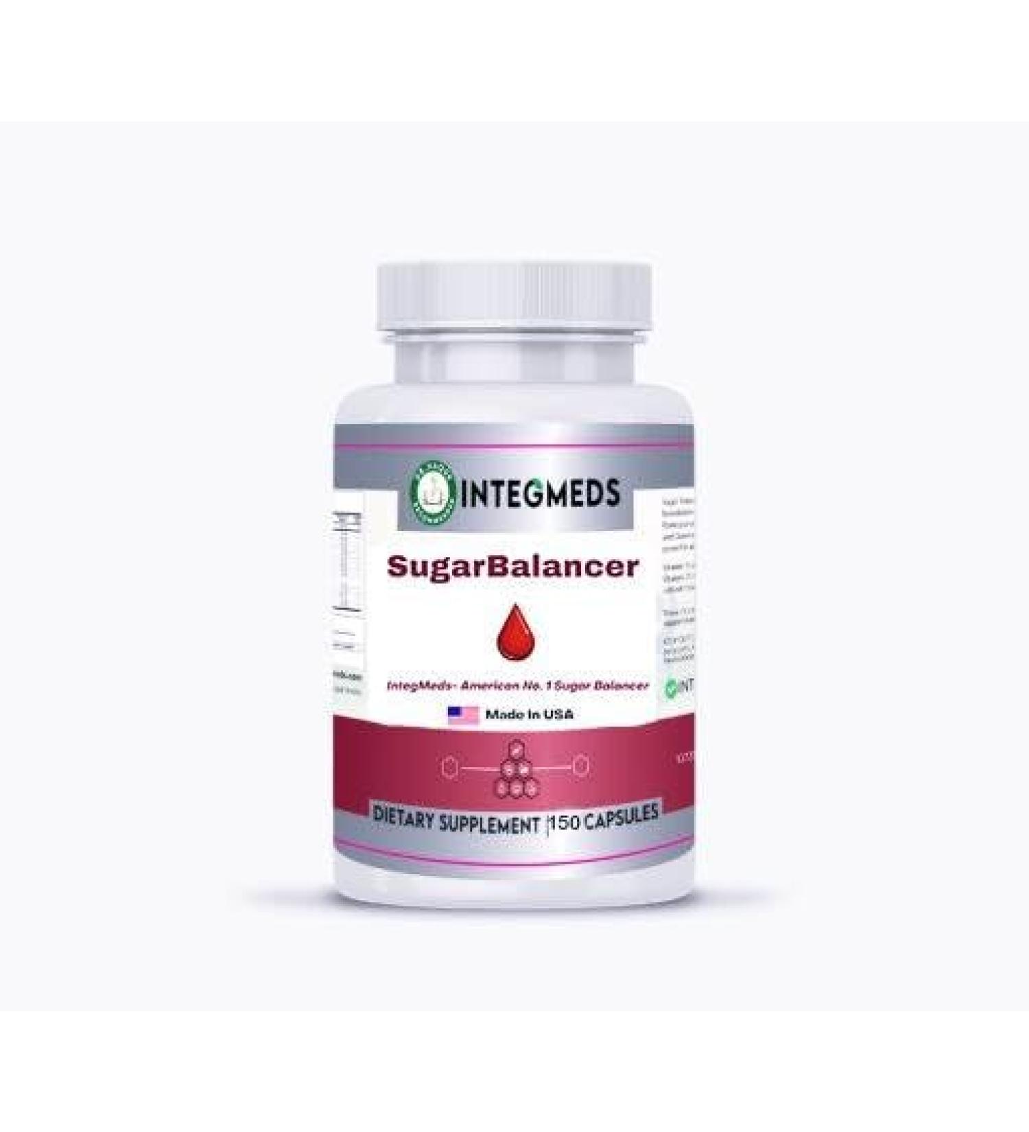 Integmeds SugarBalancer SB - 150 Capsules: Natural Support for Healthy Blood Sugar Levels - Buy Online on GoSupps.com