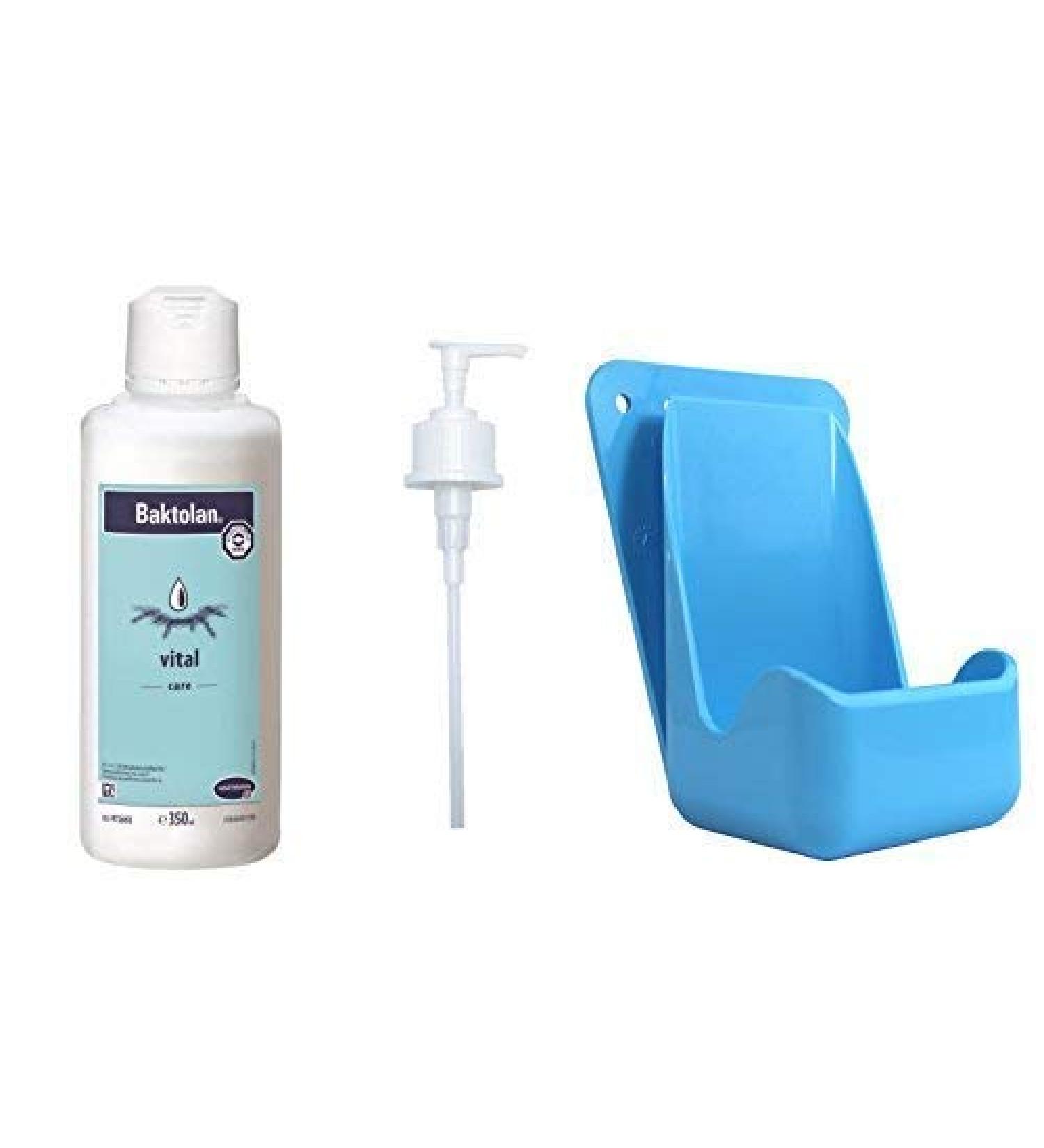 Baktolan Vital 350 ml - Complete Set with Dosing Pump & Wall Holder | International Shipping Available - Buy Online on GoSupps.com