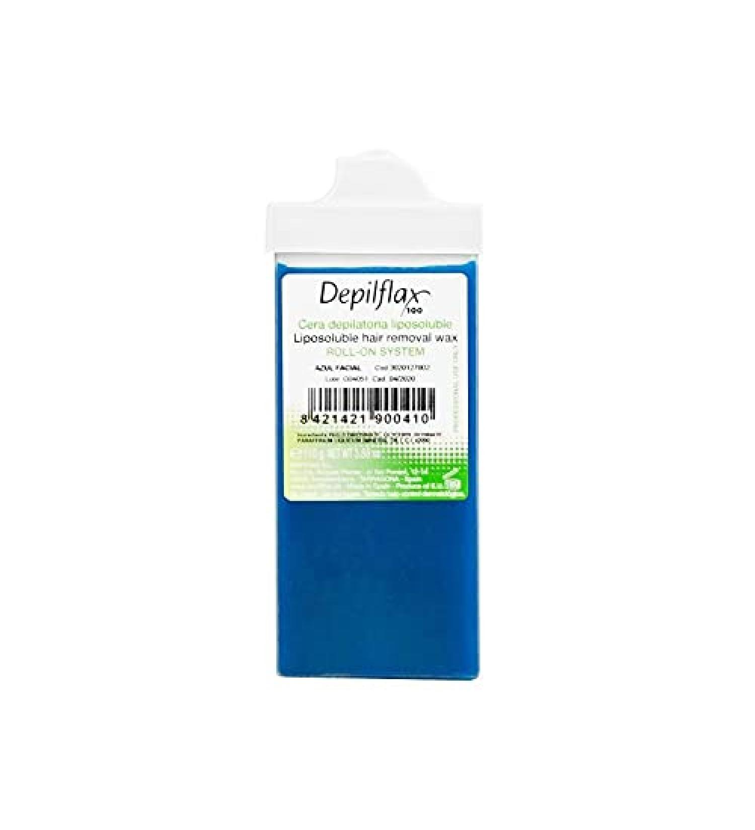 DEPILFLAX DEPILLING WAX FACIAL ROLL AZULEN 110g