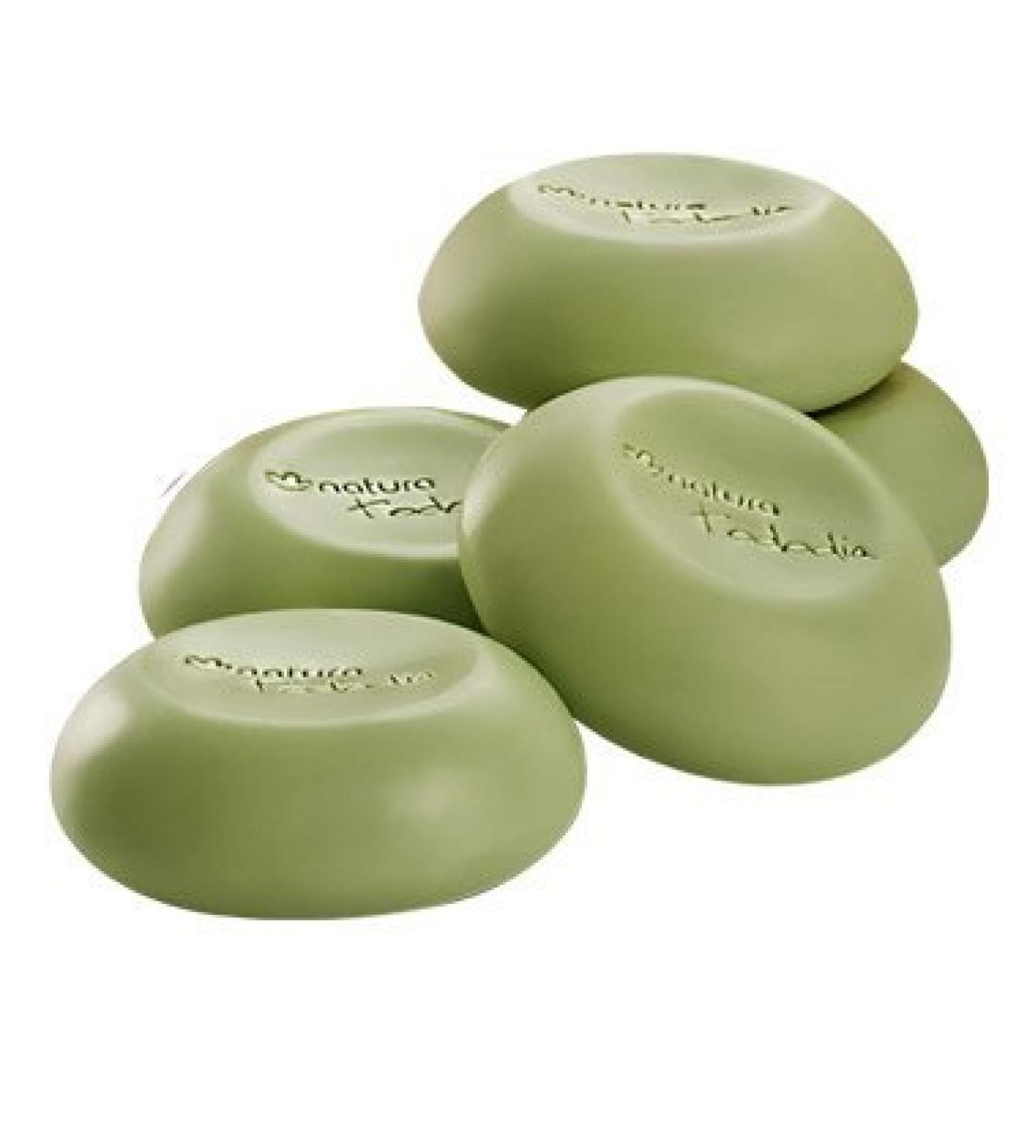 Linha Todo Dia Natura - Sabonete em Barra Puro Vegetal Alecrim e Salvia (5 X 90 Gr) - (Natura Every Day Collection - Rosemary and Salvia Vegetable Bar Soap (5 X Net 3.17 Oz))