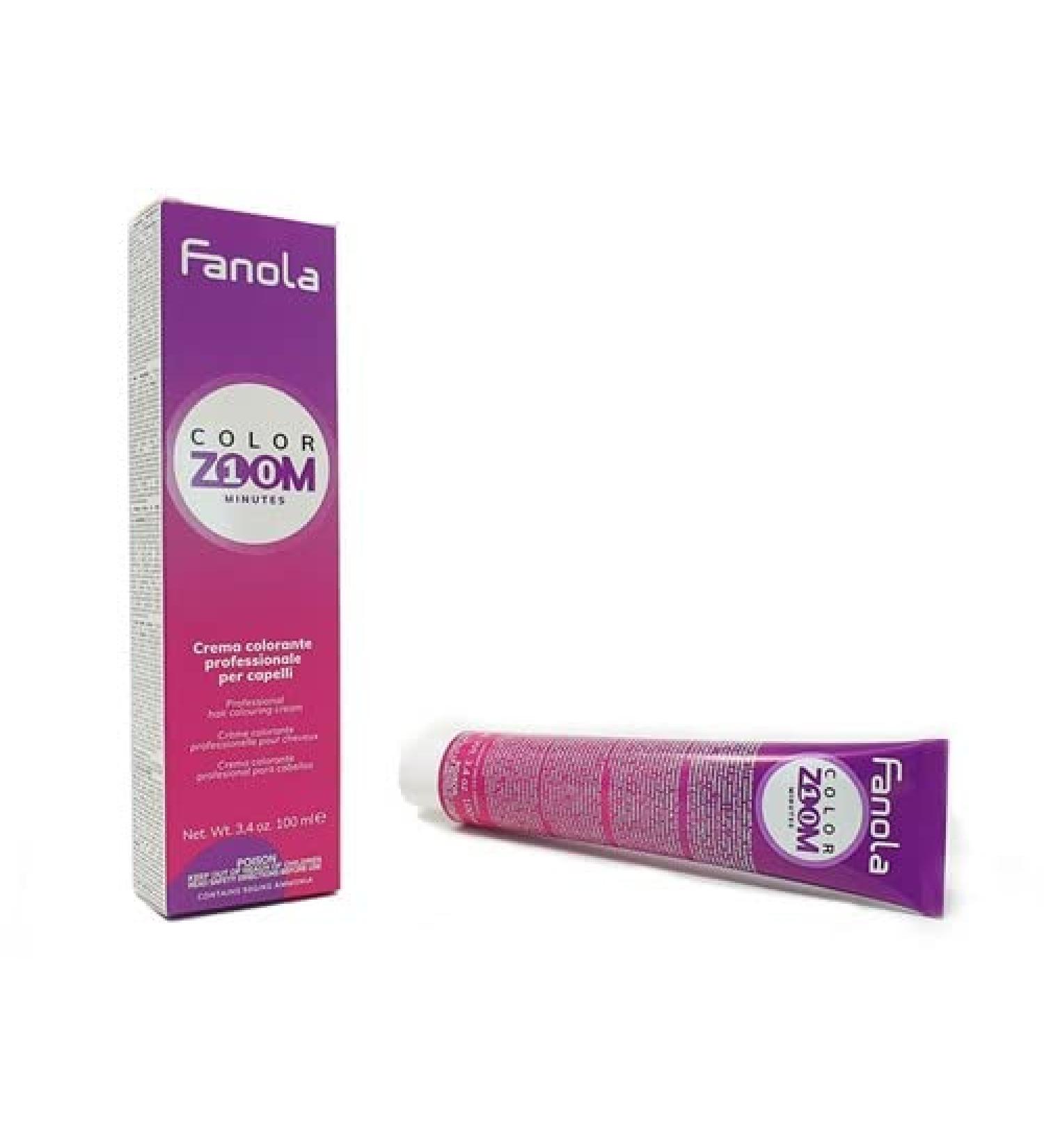 Hair color cream 100 ml ColorZOOM 10 minutes 7.4 copper blonde-FANOLA