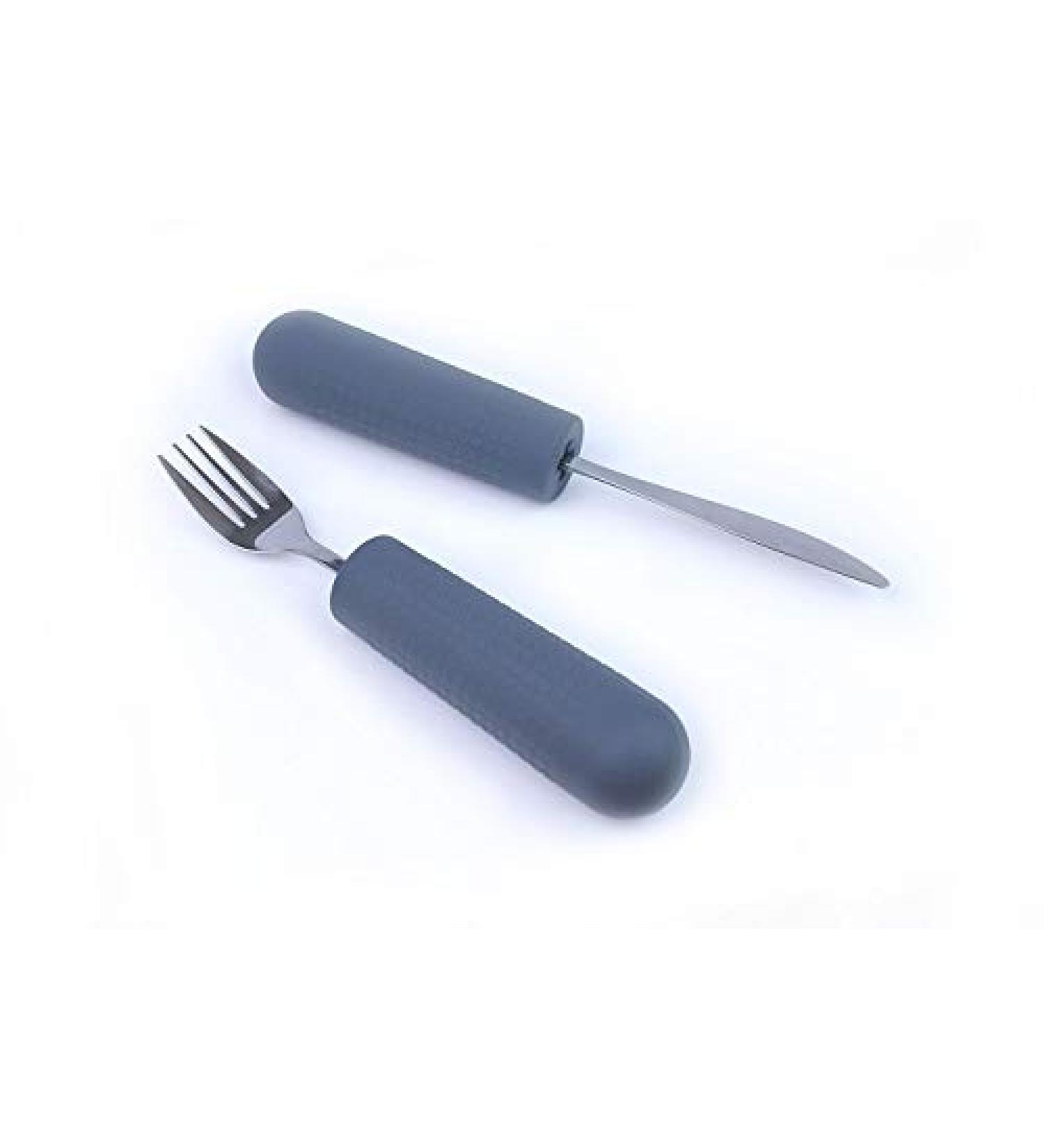 Anti-slip handle thickeners for children grey 2 pieces