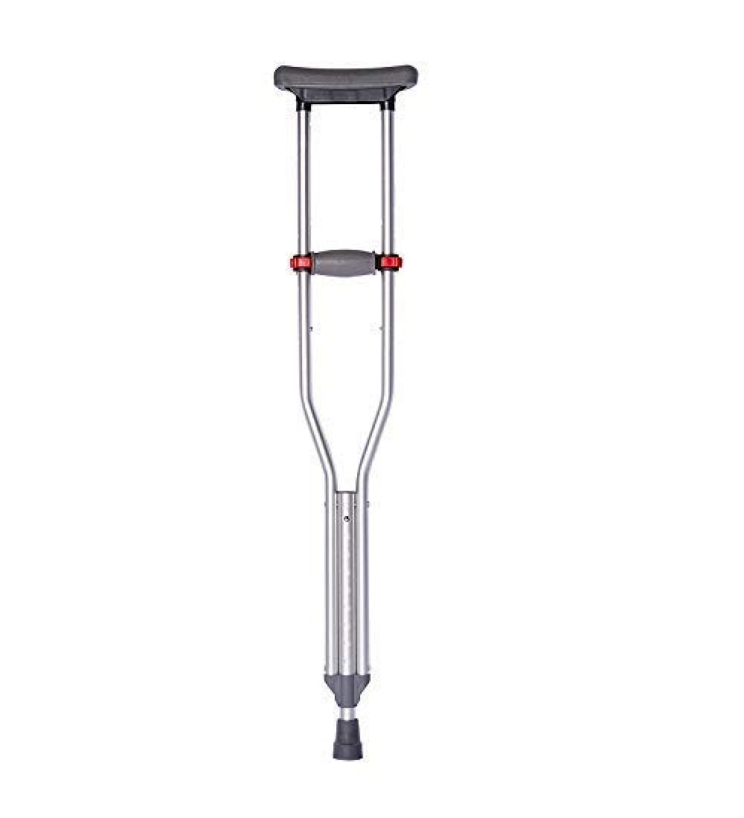 Crutches for Adults Underarm Aluminum Axillary Crutches Height Adjustable Injury or Surgery Support for Men - Lightweight Durable with HOJZ Handles Single crutch Great for Travel o Selfless dedication - Buy Online on GoSupps.com
