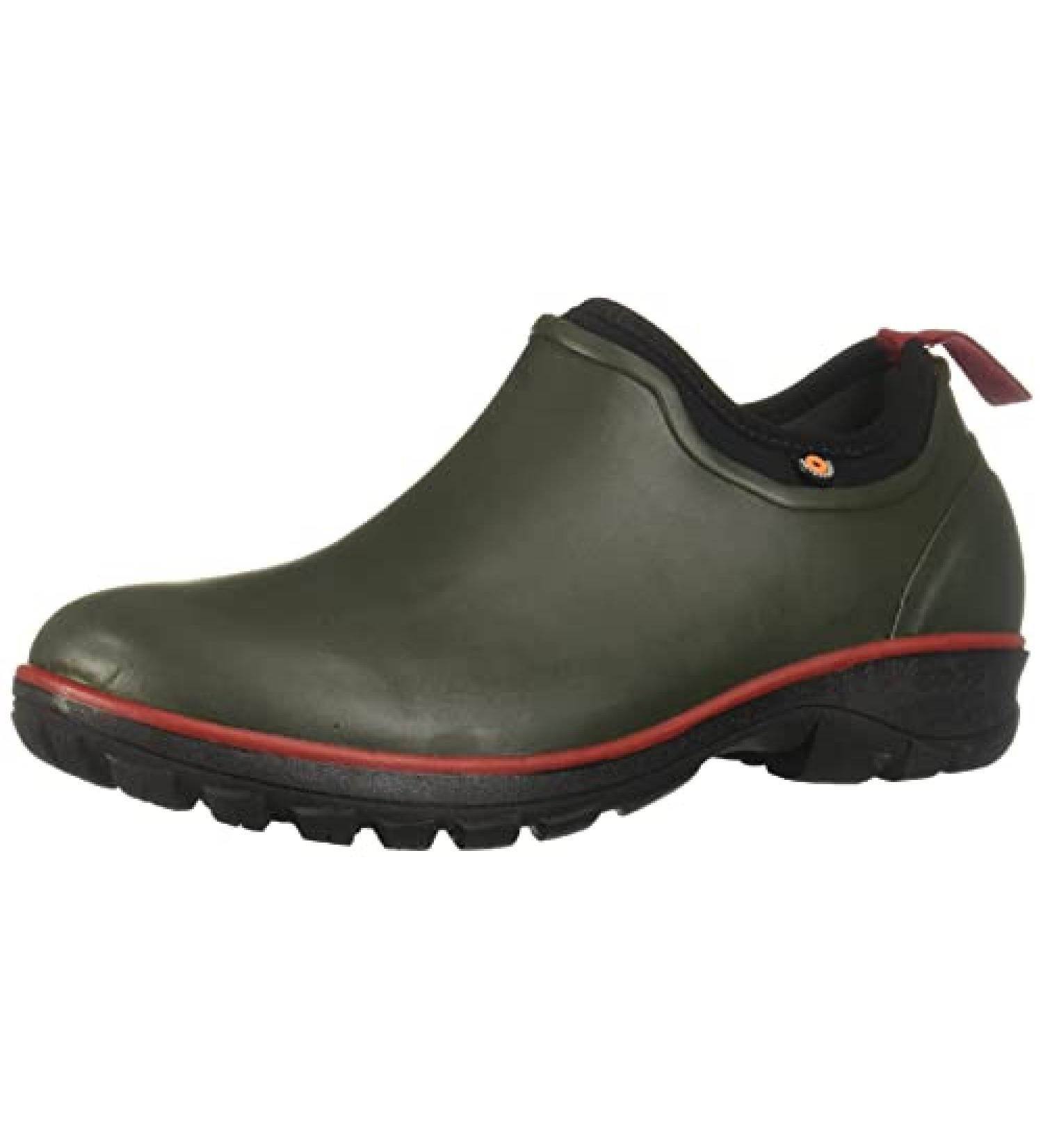 BOGS Men's SAUVIE Slip-On Rain Boot 9 - Dark Green - Buy Online on GoSupps.com
