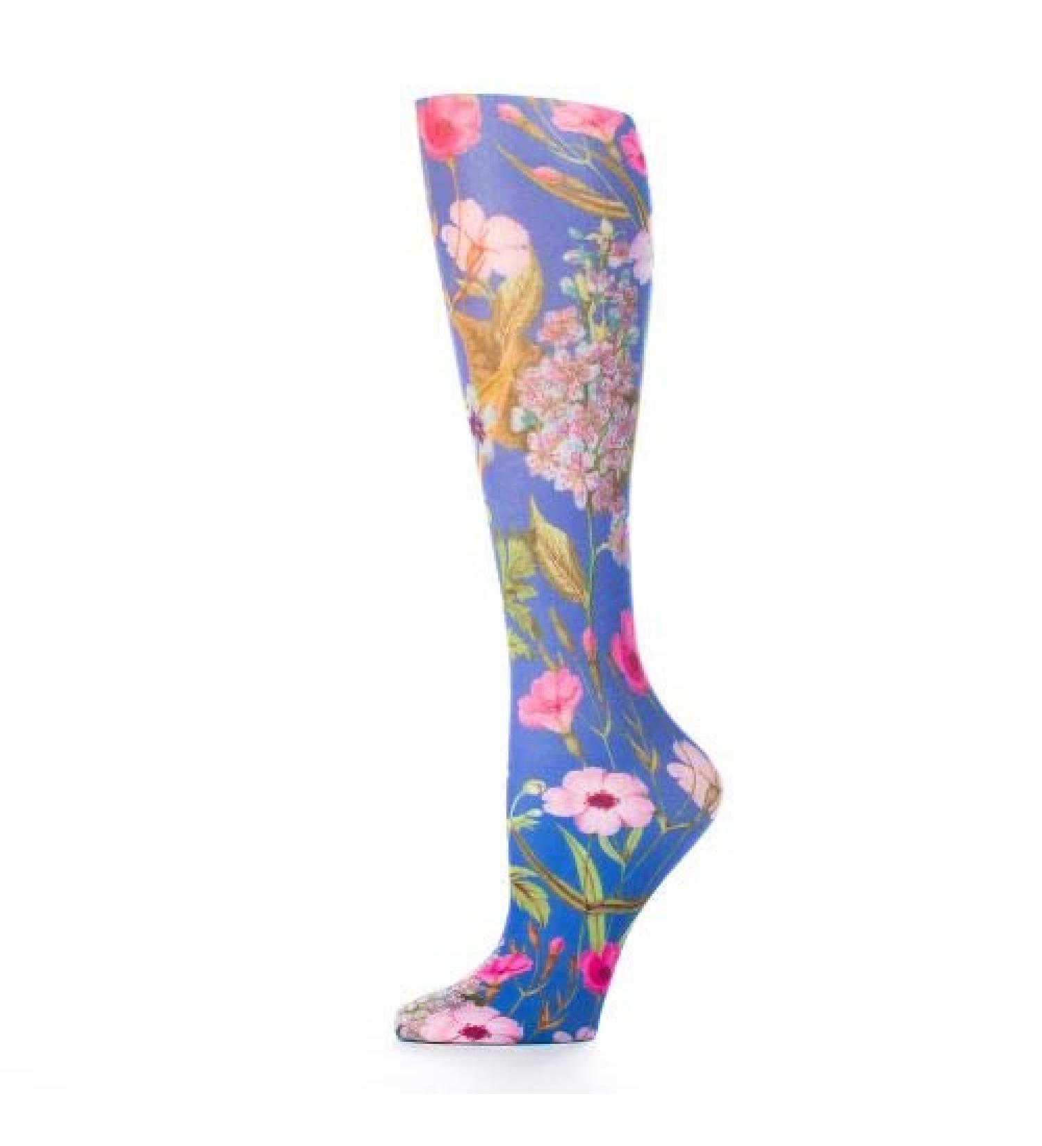 Red Moby Celeste-Stein-CMPSQ-2214 Womens 8-15 mmHg Compression Sock - Queen - Blue Marona