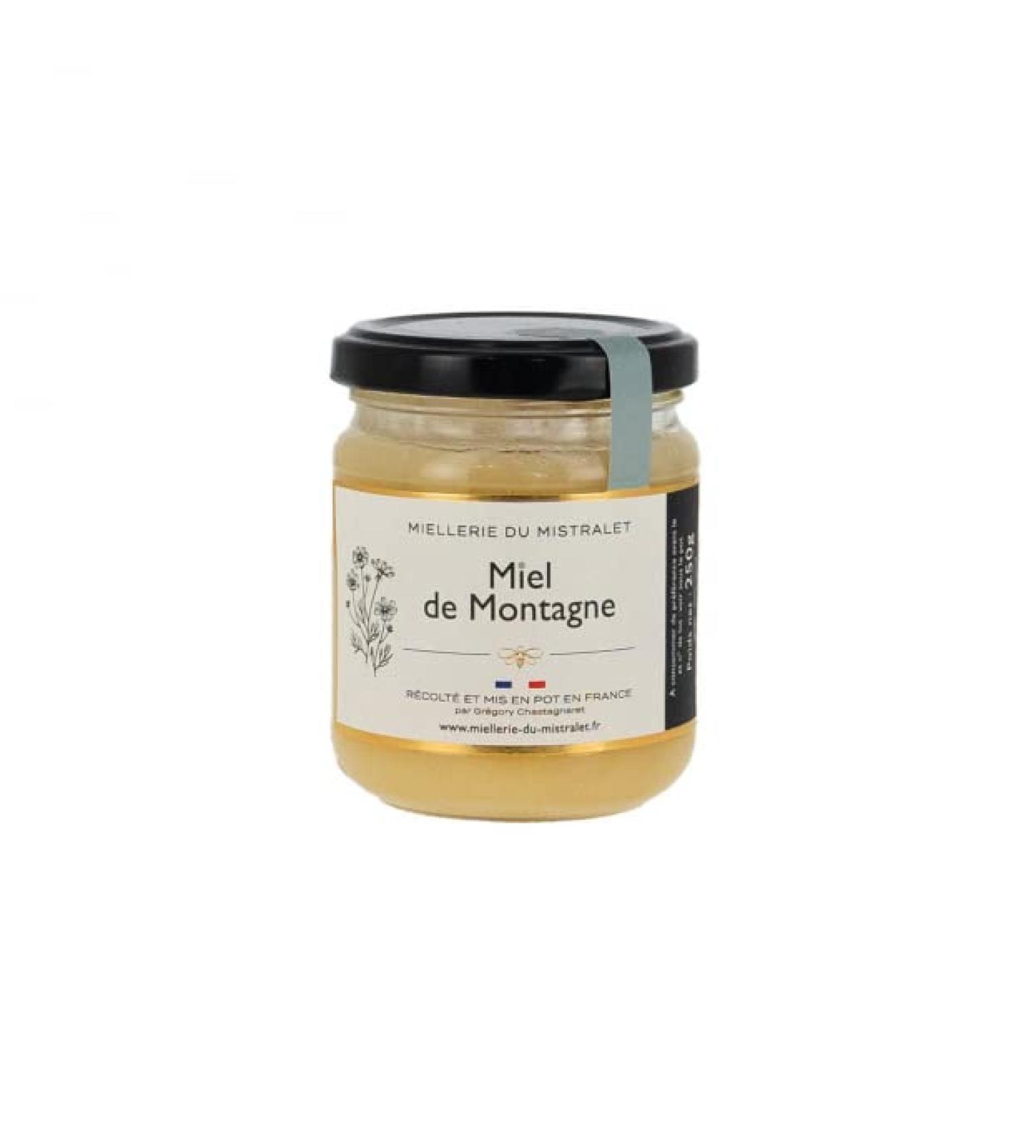 Mountain honey 250g - Miellerie du Mistralet