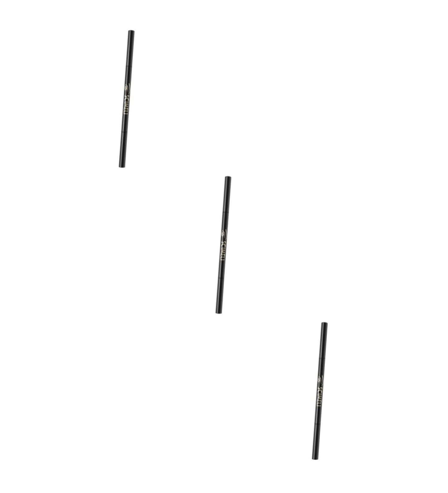 TOVINANNA 3pcs 2 1 Eyebrow Makeup Tools Microblading Pencil Thin Eyebrow Water Proof To Rotate Eyebrow Pencil 1 count (Pack of 1) Dark Brownx3pcs - Buy Online on GoSupps.com