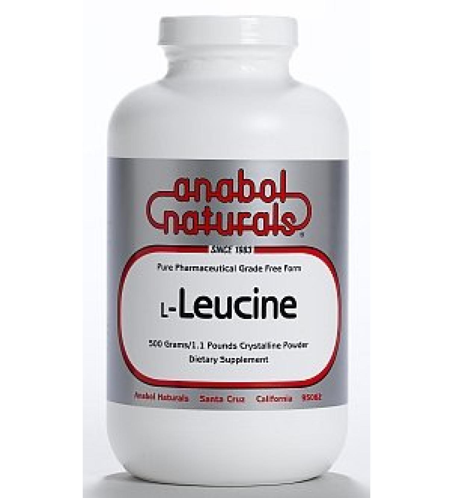 Anabol Naturals L-Leucine 1000 gram Free Form Pure Crystalline Powder