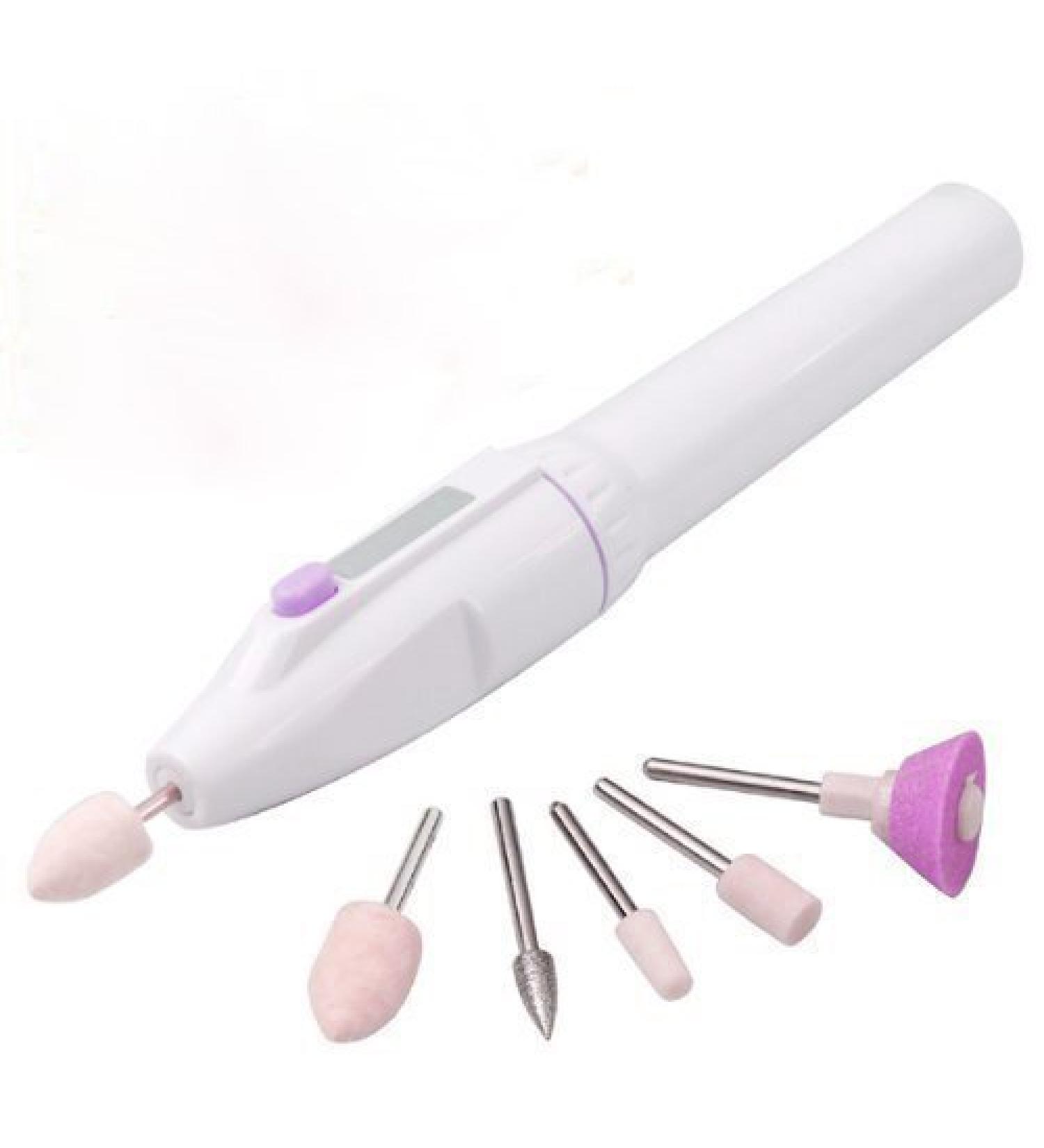 Ligege 5-in-1 Electric Manicure Set Manicure Nail Drill File Grinder Grooming Kit Callus Remover Set Nail Buffer & Polisher Personal Manicure and Pedicure Kit - Buy Online on GoSupps.com