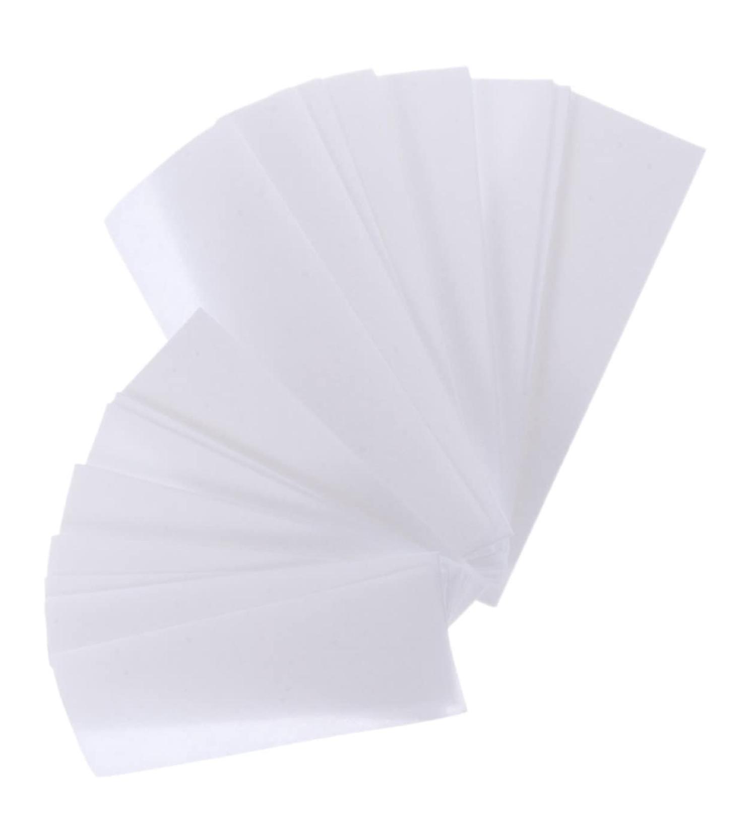 Hapinary 400 Wax Paper Face & Body Strips | Fleece Hair Removal Waxing Strips for Eyebrows & Body - Buy Online on GoSupps.com
