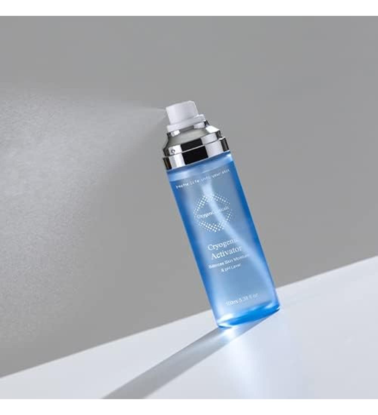 Hydrating Facial Mist Toner - OxygenCeuticals Cryogenic Activator with Deep Sea Water & Pure Oxygen for All Skin Types - 3.38oz - Buy Online on GoSupps.com