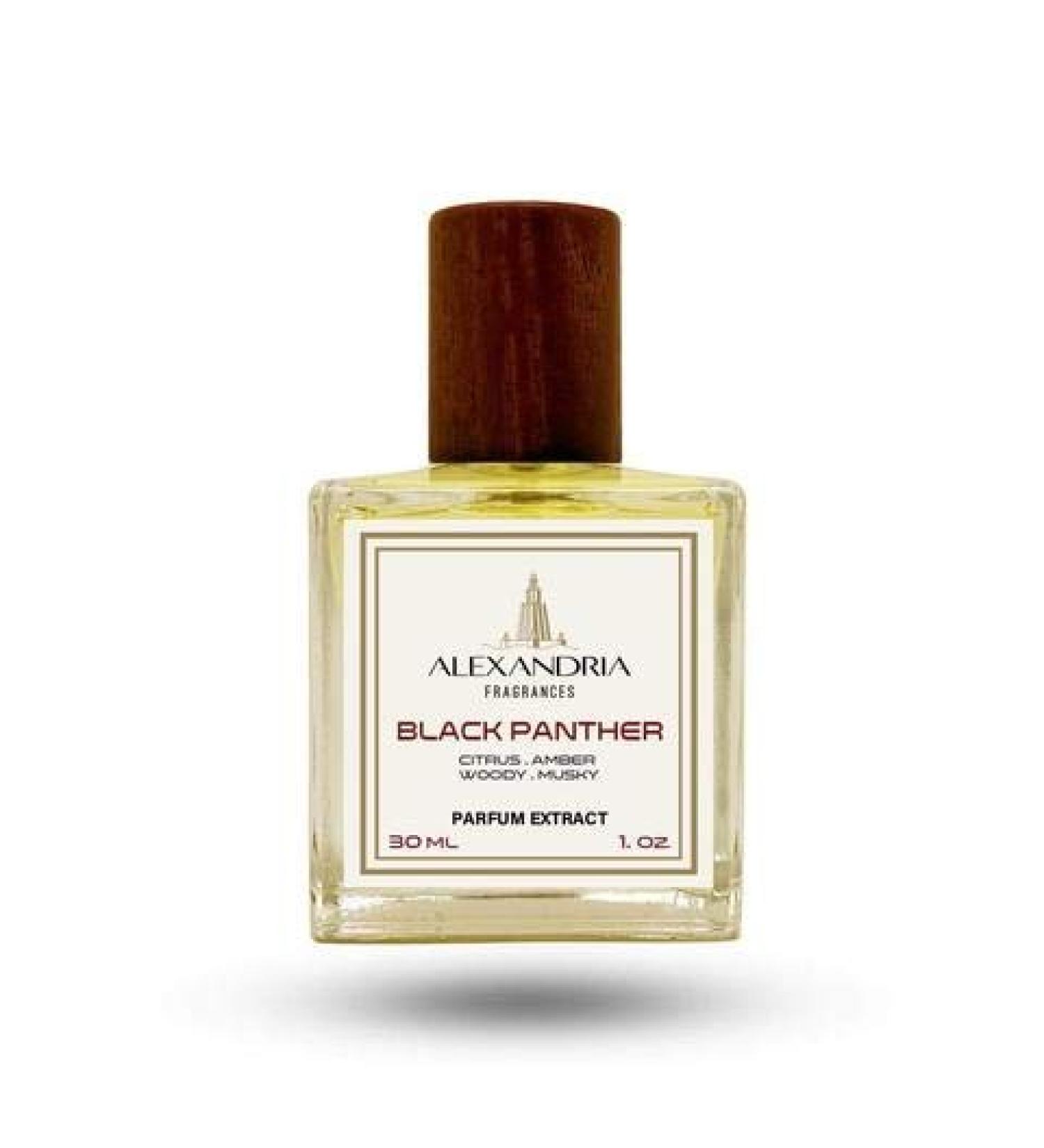 Alexandria Fragrances| Black Panther | Extrait de parfum | Inspired by Bvlg. Tygar | Grapefruit Citrus and Wood Scent (30ml) Grapefruit 1 Fl Oz (Pack of 1)