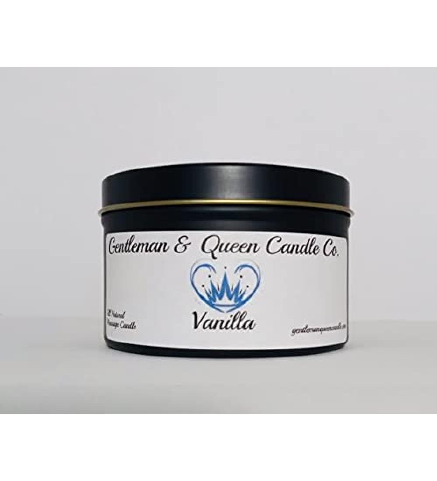 Vanilla All Natural Massage Oil Candle
