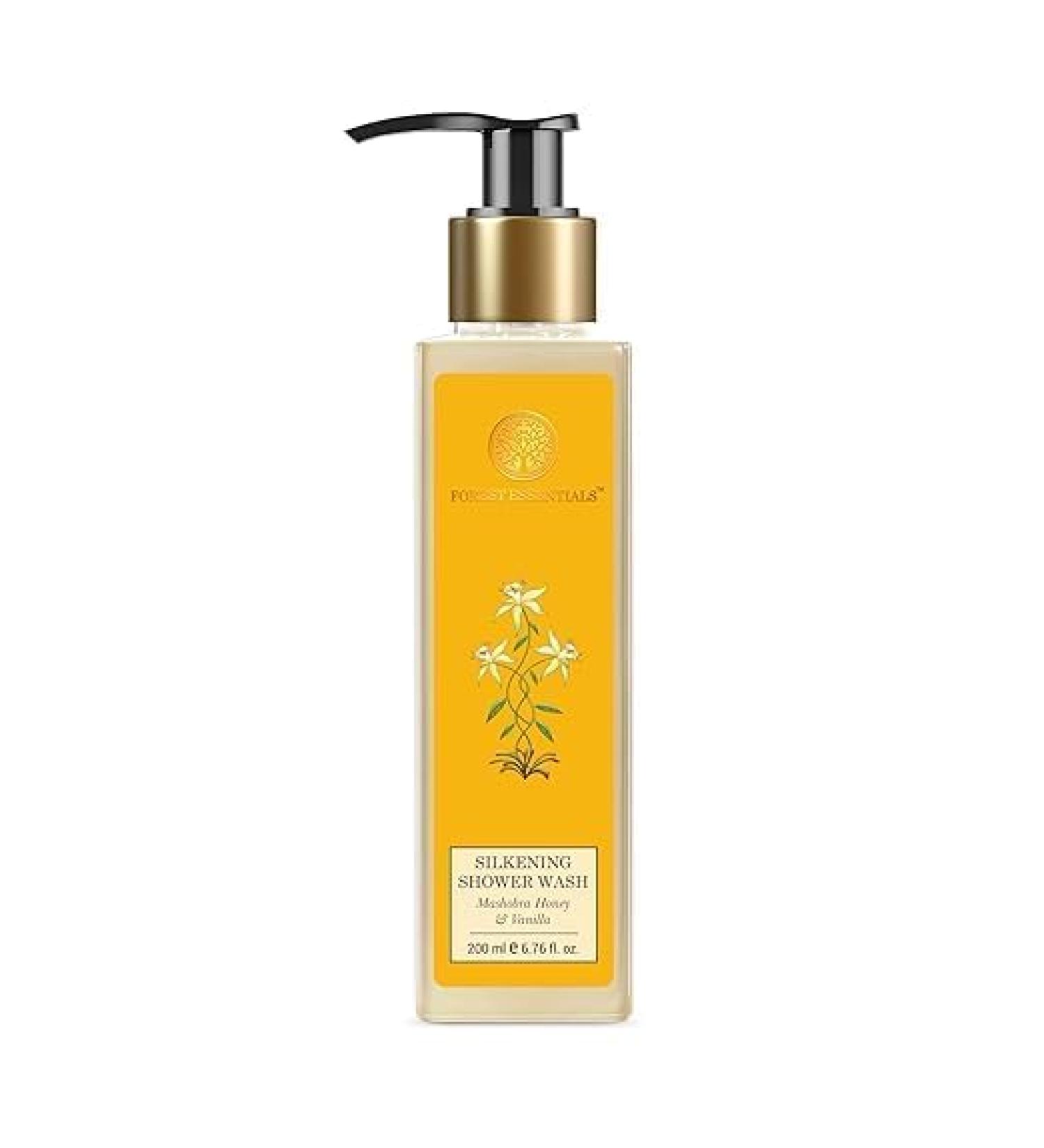 Shop F.ore st Essential Silkening Shower Wash - Mashobra Honey & Vanilla | SLS-Free Body Wash for Men & Women 200ml - International Shipping Available - Buy Online on GoSupps.com