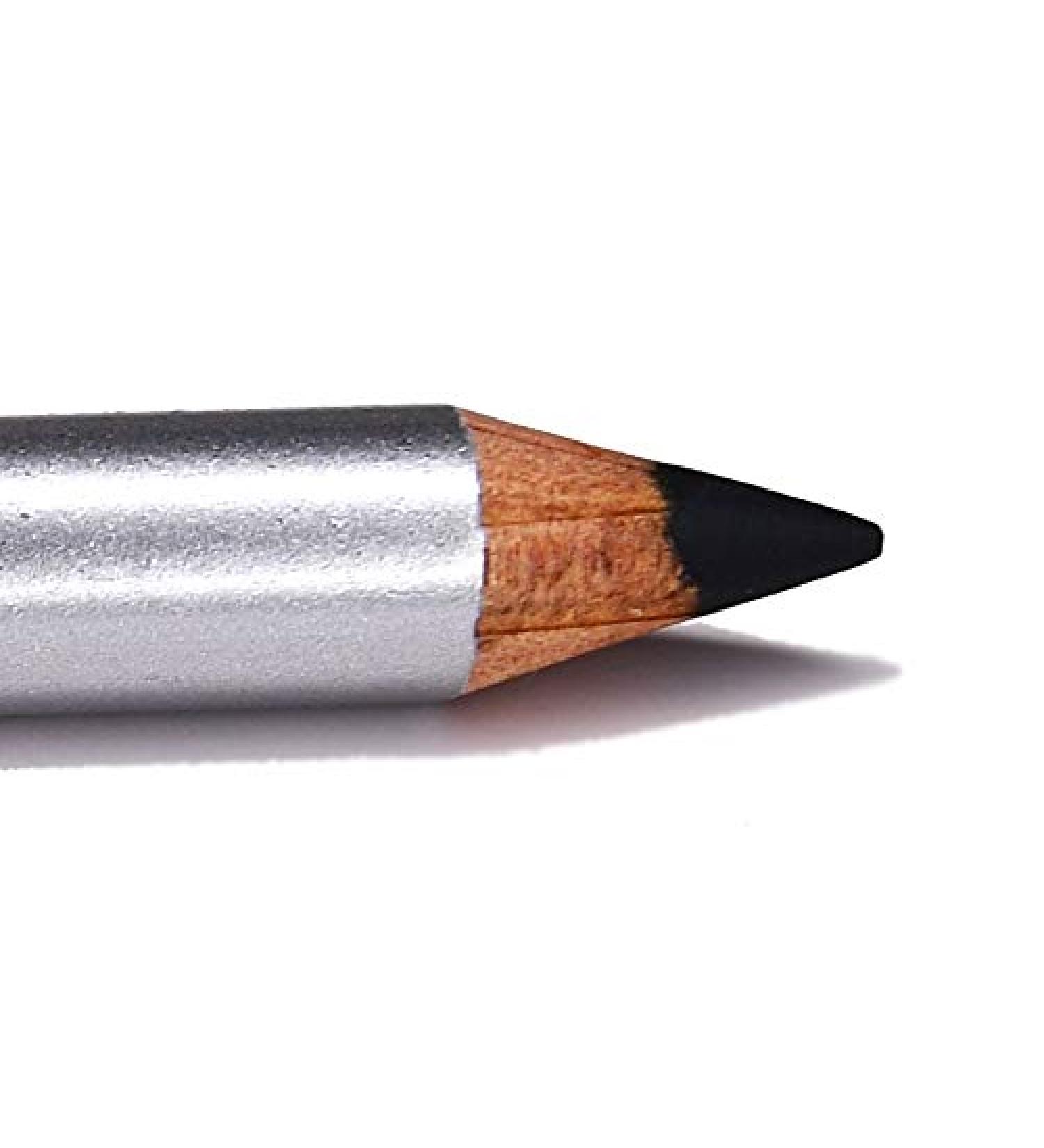 Pure Ziva Charcoal Matte Grey Wooden Eyeliner Pencil - Smudge Proof & Highly Pigmented | HD Professional Eye Liner | Cruelty-Free - Buy Online on GoSupps.com
