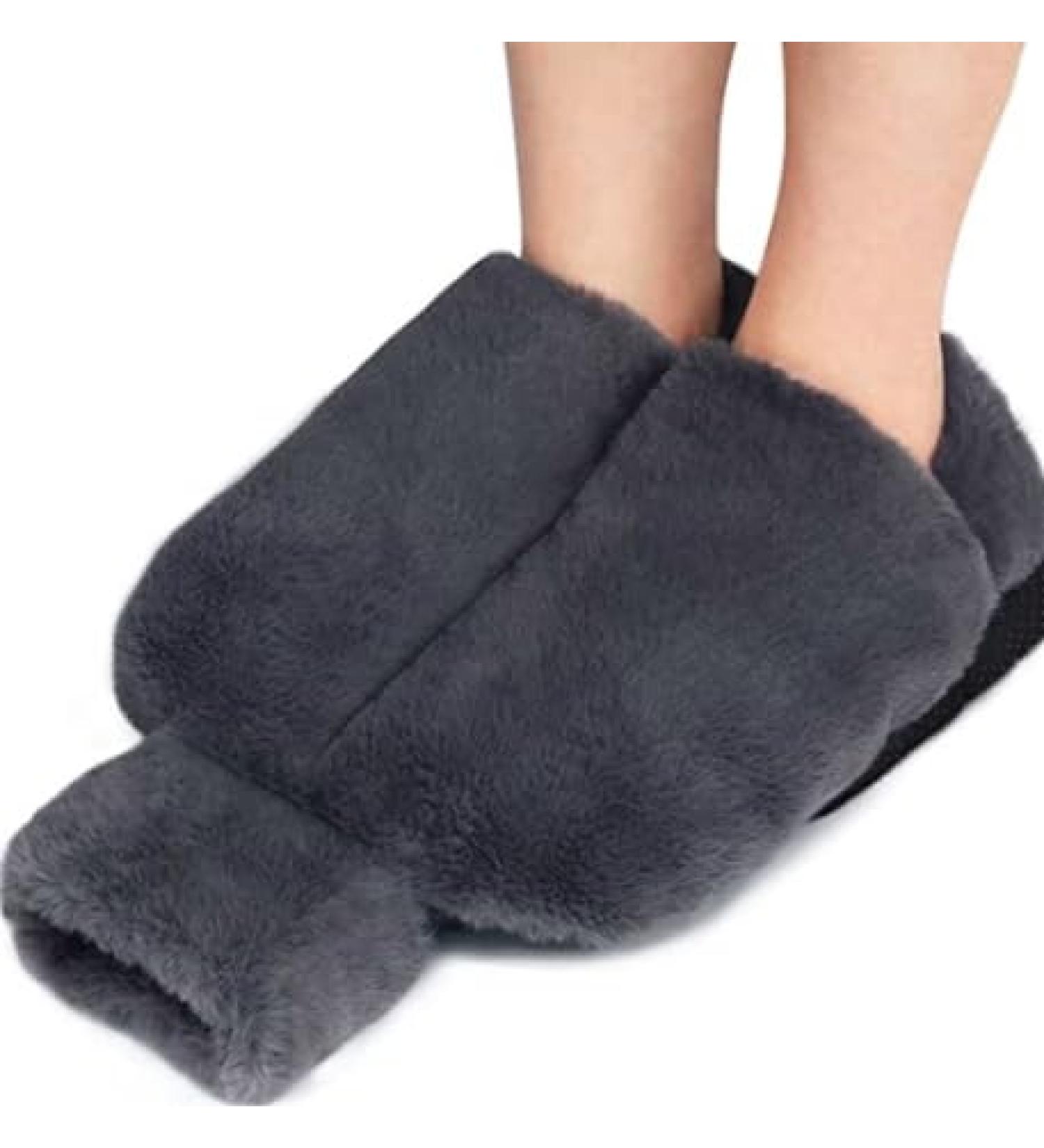 Marco Paul Traditional Hot Water Bottle & Slippers | Cozy Foot Warmer for Home & Holidays - Buy Online on GoSupps.com