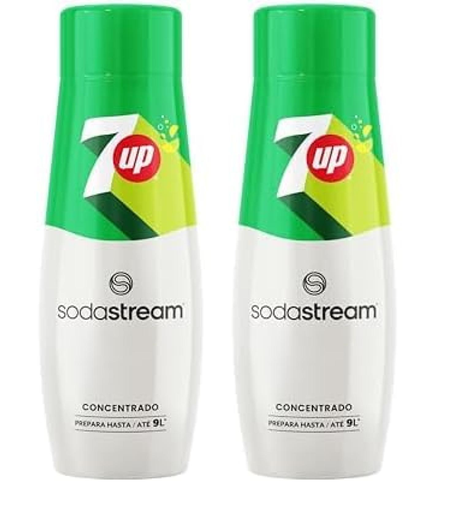 SodaStream Concentr 7Up pour Machine Eau P tillante | Pr parez jusqu' 9 Litres de 7Up en Quelques Secondes Go t Original 440ml (Lot de 2) Concentr 7up 440ml - Buy Online on GoSupps.com