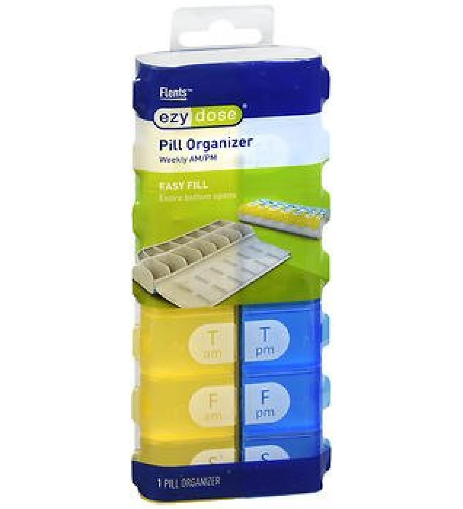 Ezy Dose Weekly AM/PM Pill Organizer 67705 Pack of 3