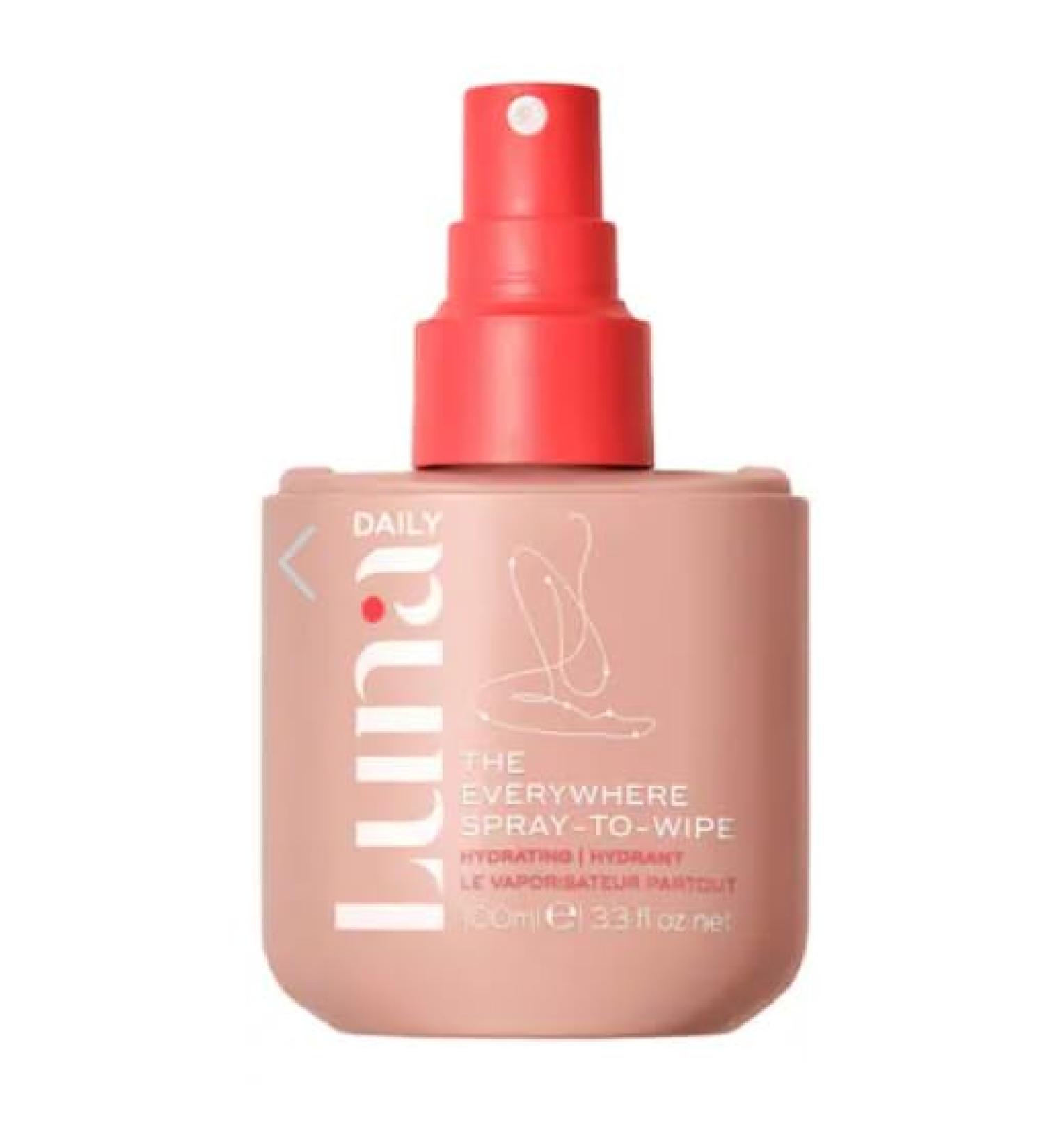 Everywhere Spray-to-Wipe 100ml | Hydrating Natural Feminine Care | pH Balanced Plant-Based Intimate Cleanser | Hypoallergenic Daily Use Refreshing Mist with Vitamin & Lactic Acid - Buy Online on GoSupps.com